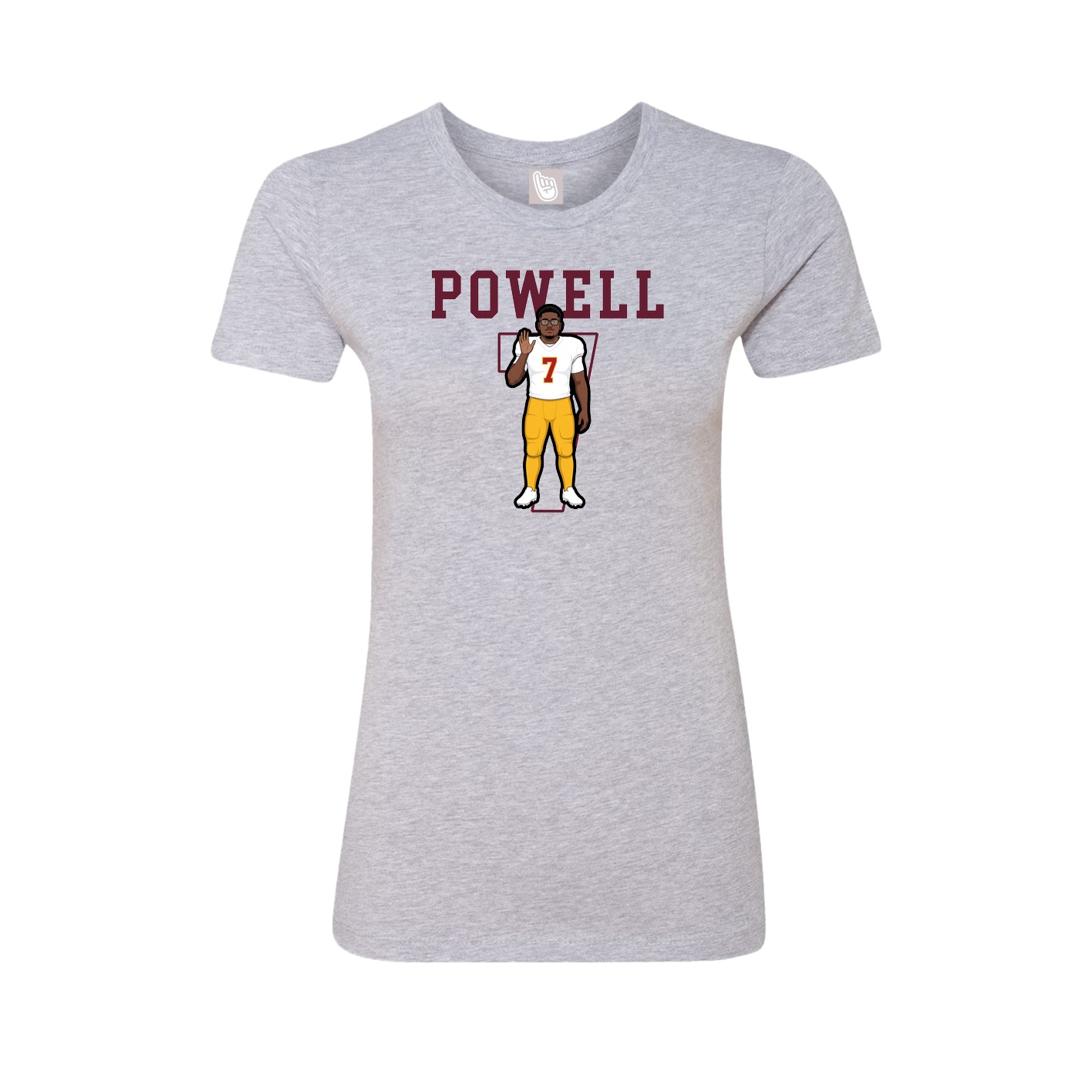 Fitted Women's Tee — Classic in Grey