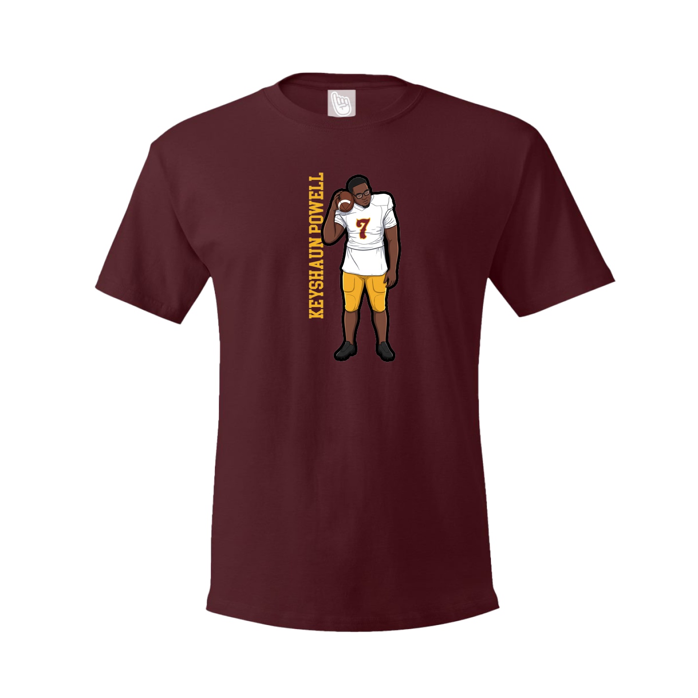 Youth Tee — Classic in Maroon