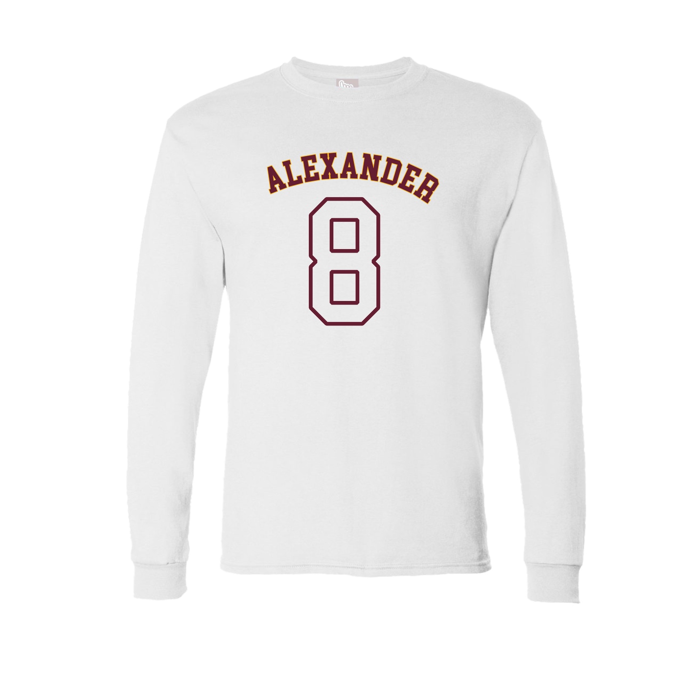Long Sleeve Tee — Shirsey Arch in White