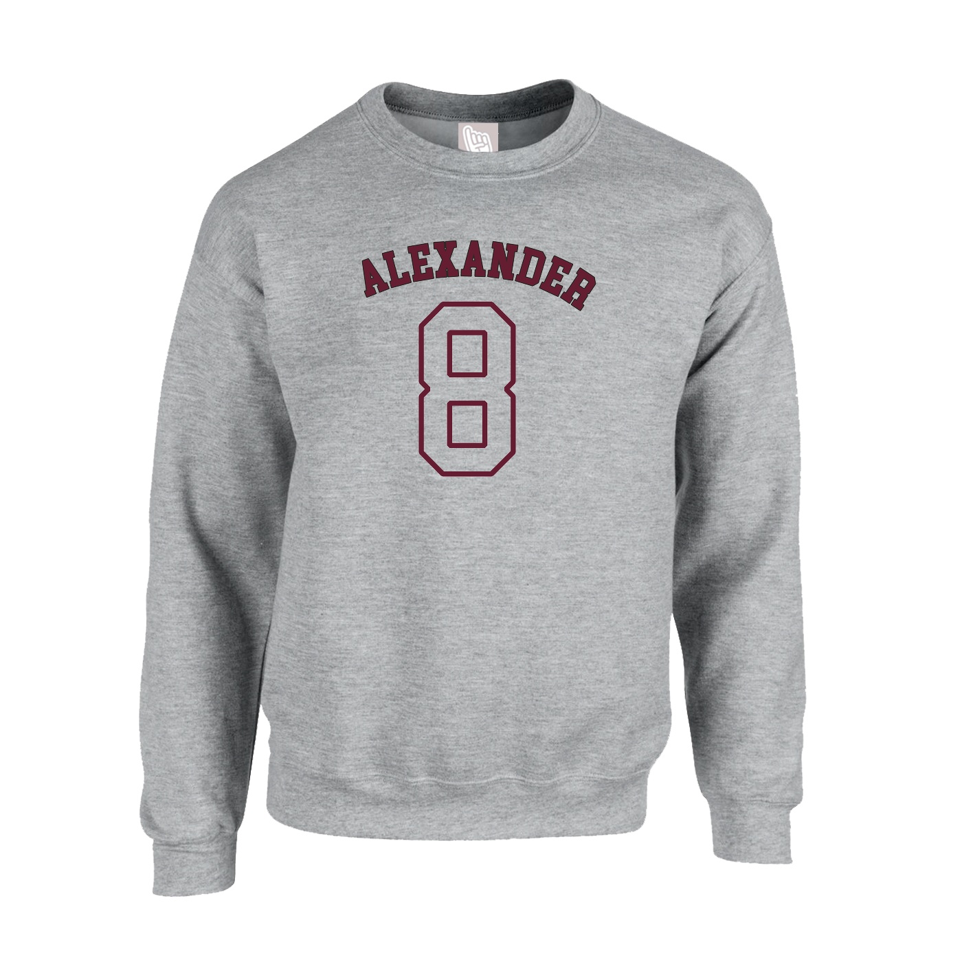Fleece Crew — Shirsey Arch in Grey