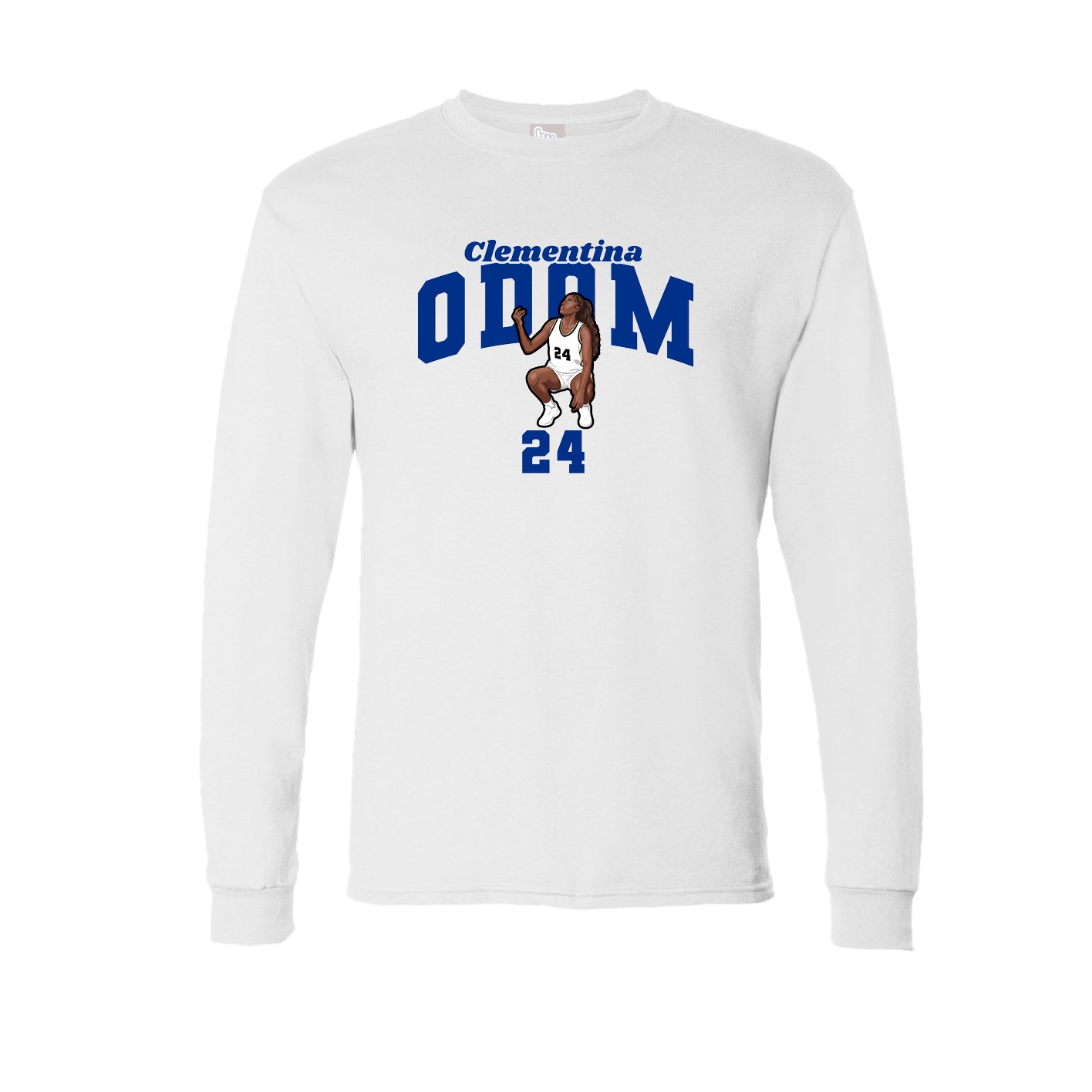 Long Sleeve Tee — Signature Arch in White