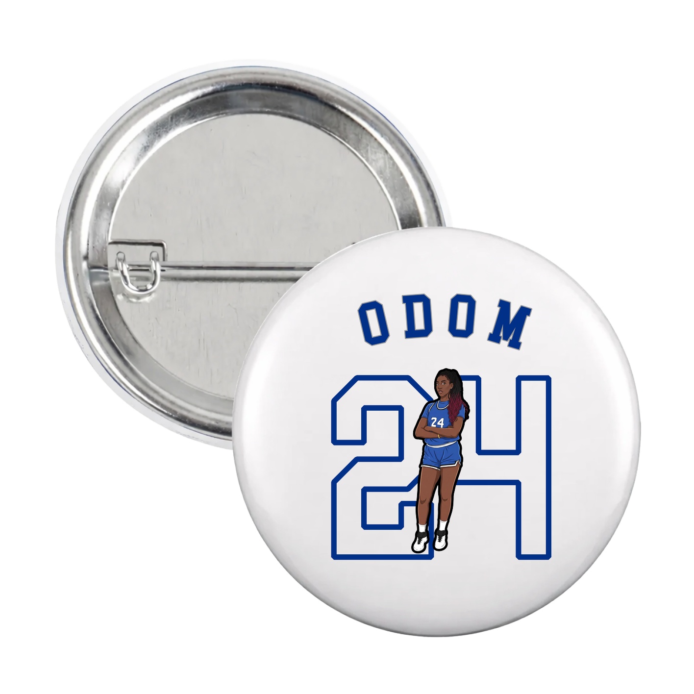Game Day Button — Shirsey Arch in White