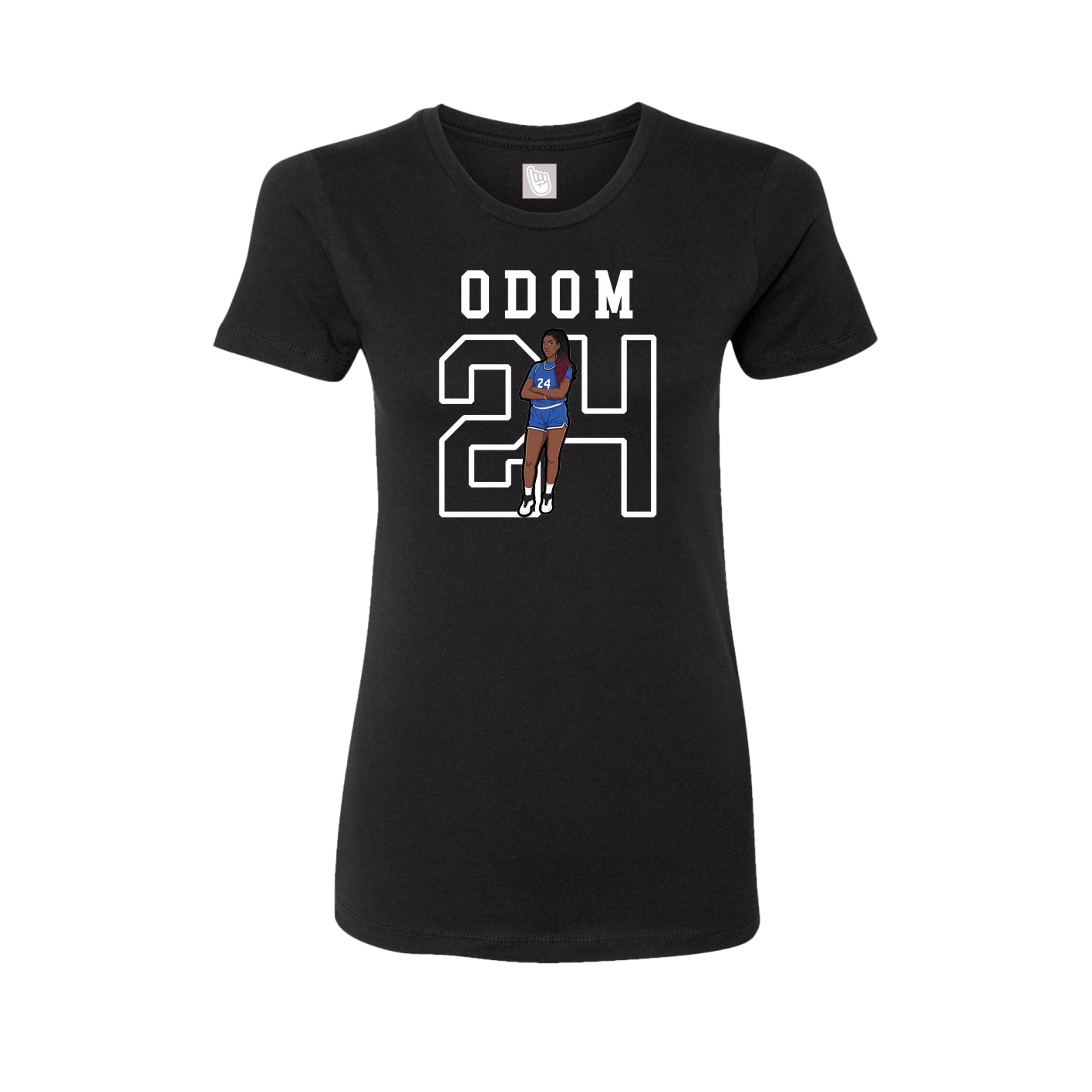 Fitted Women's Tee — Shirsey in Black