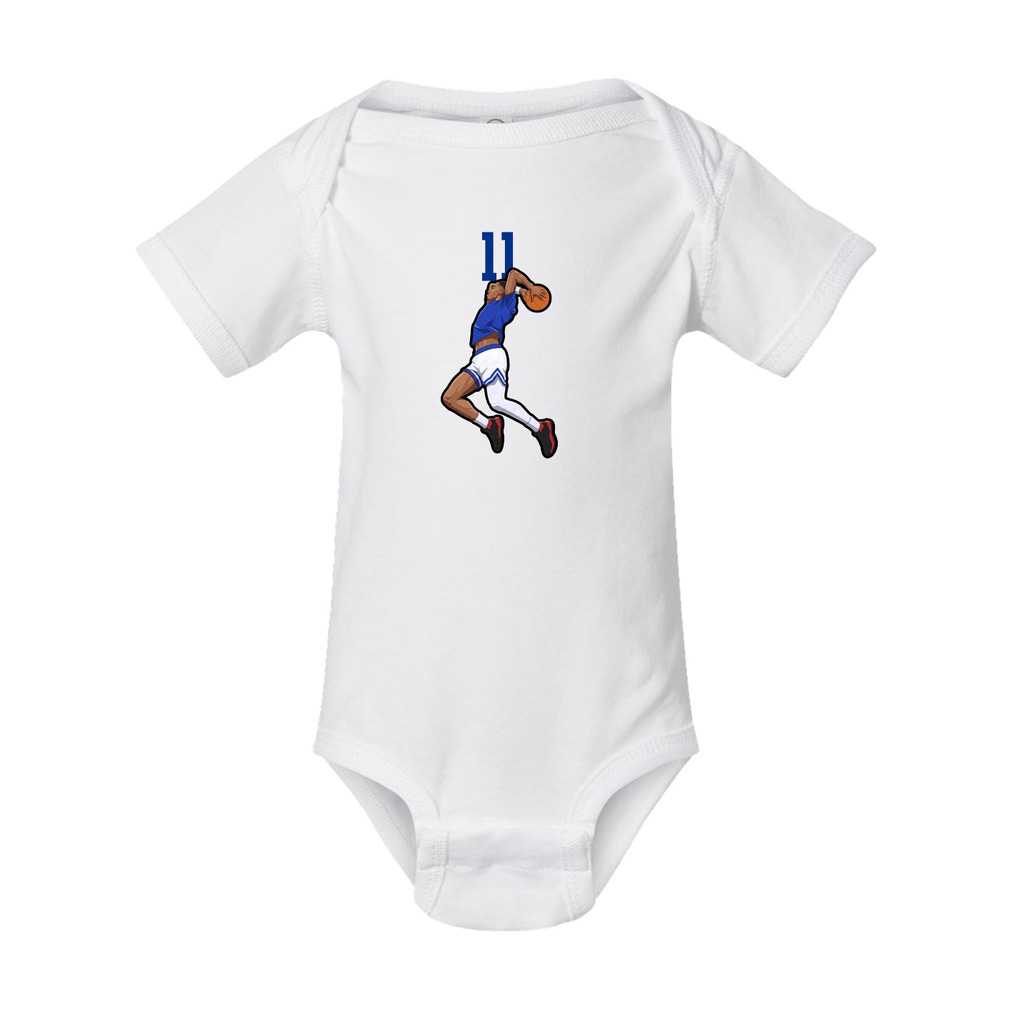Baby Onesie — Number Top in White