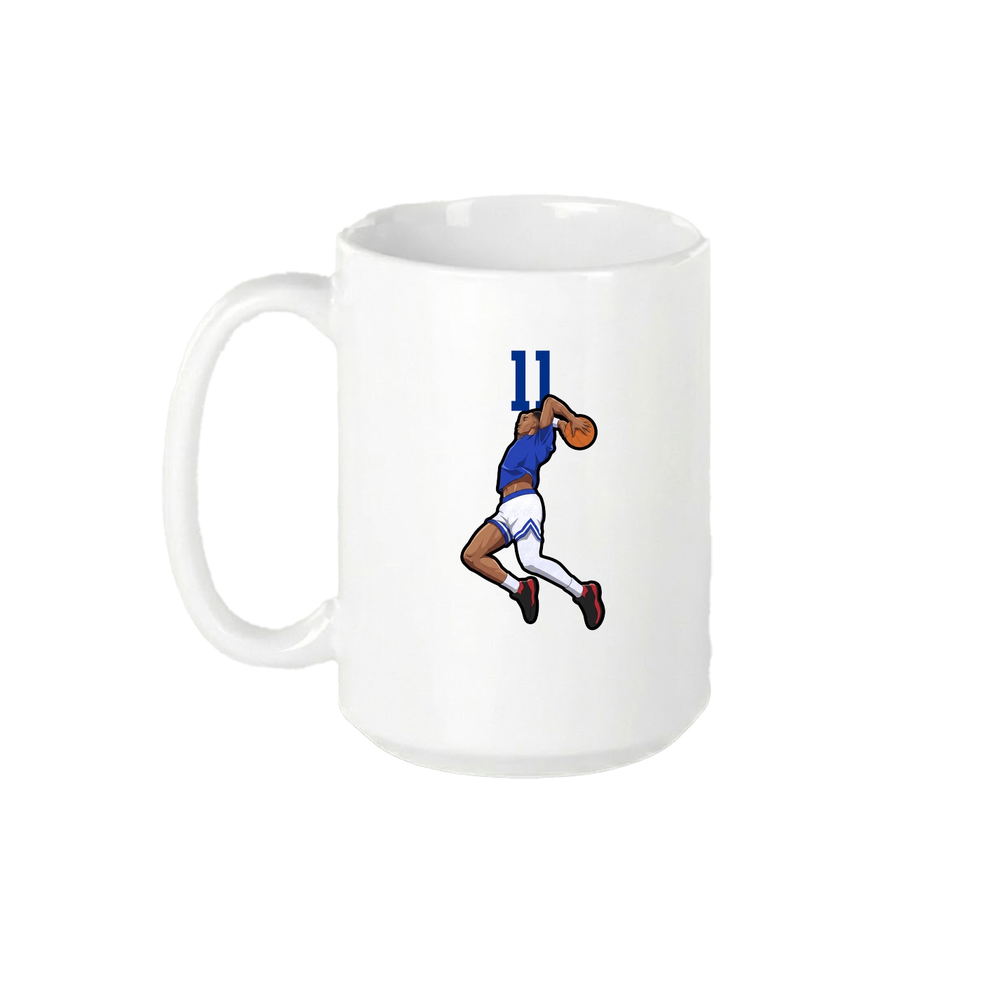 15oz Coffee Mug — Number Top in White