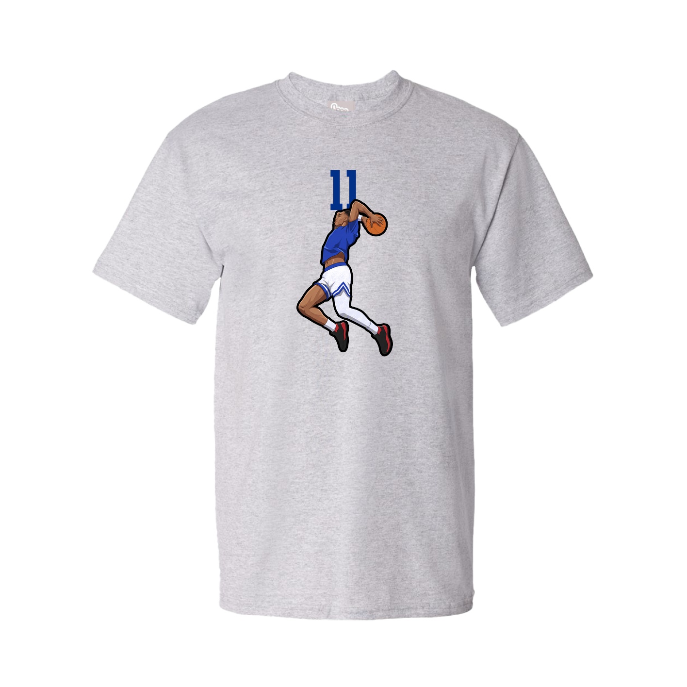 Youth Tee — Number Top in Grey