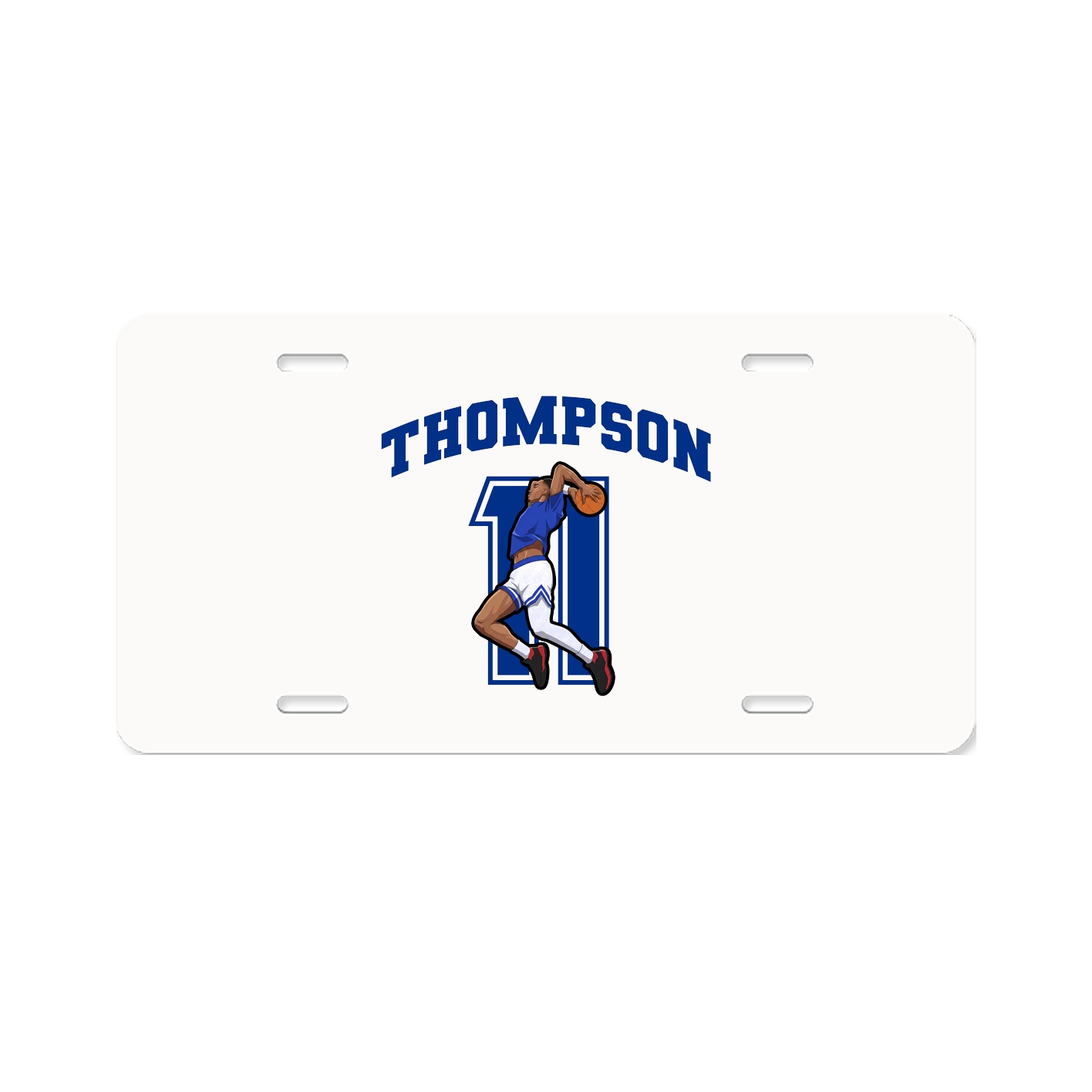 License Plate — Number in Classic