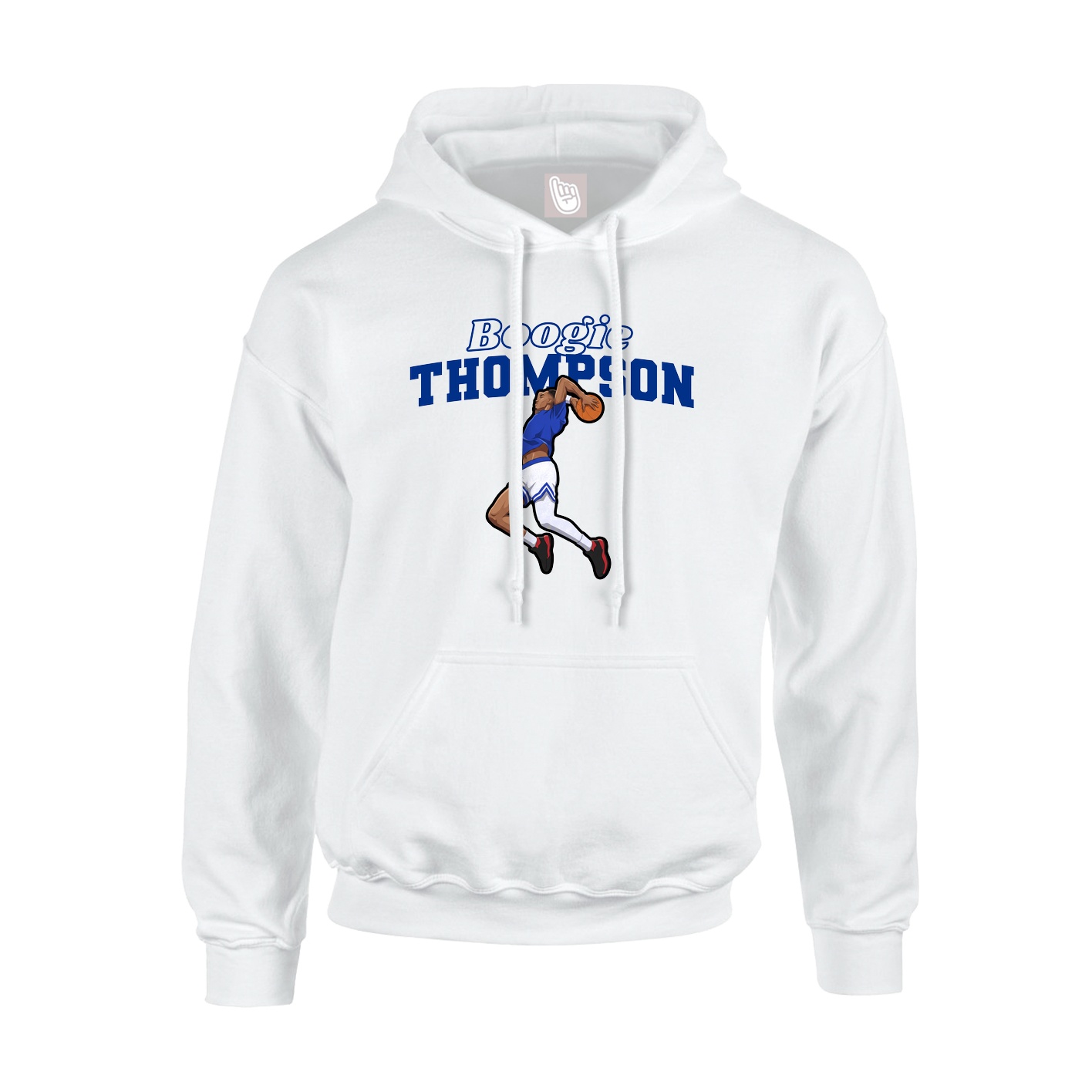 Hoodie — Name Arch in White