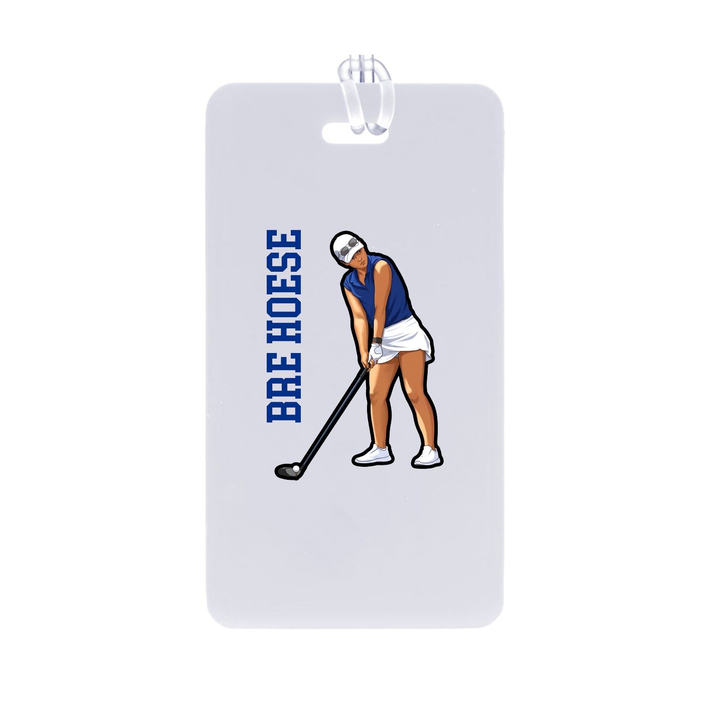 Bag Tag — Name Vertical in Classic