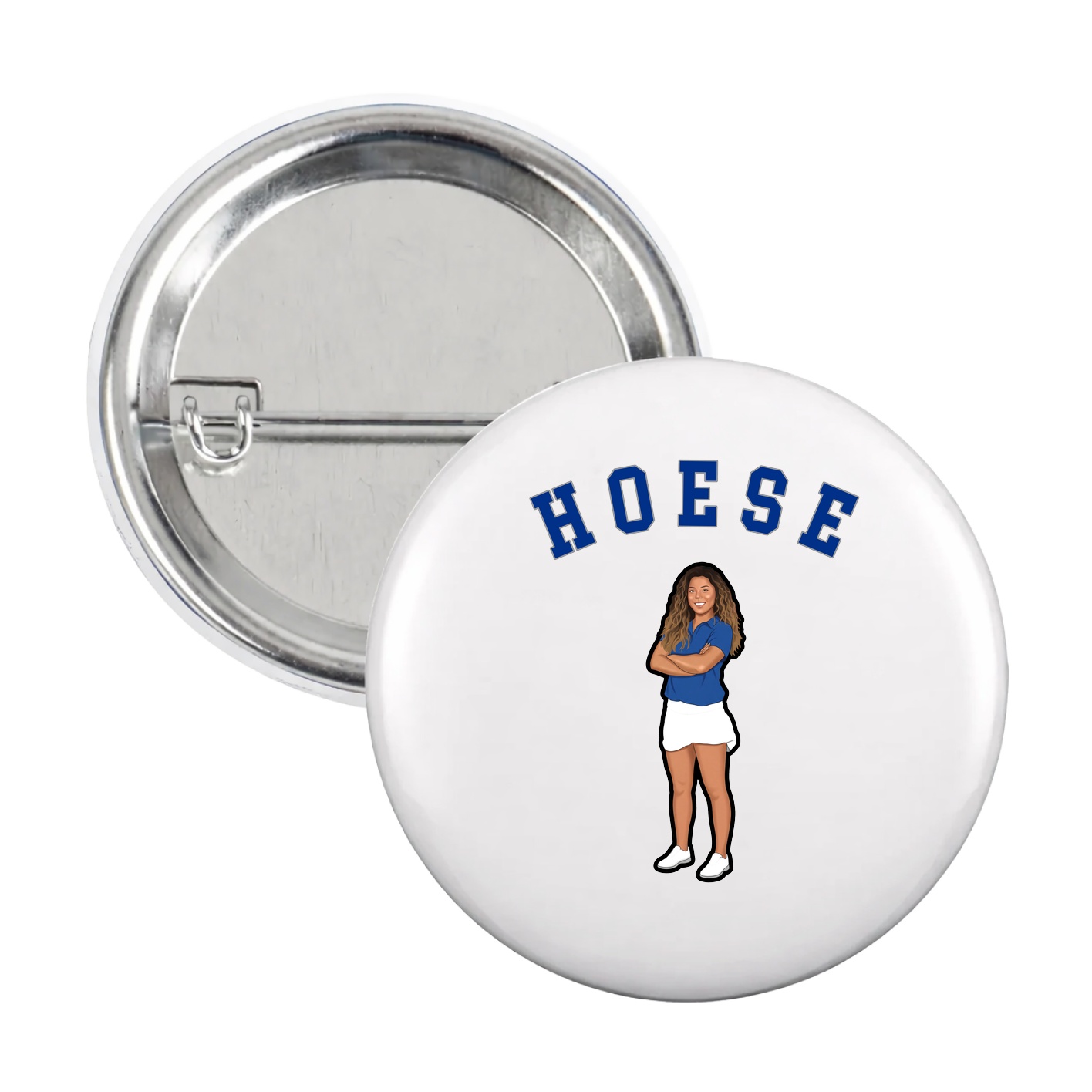 Game Day Button — Shirsey Arch in White
