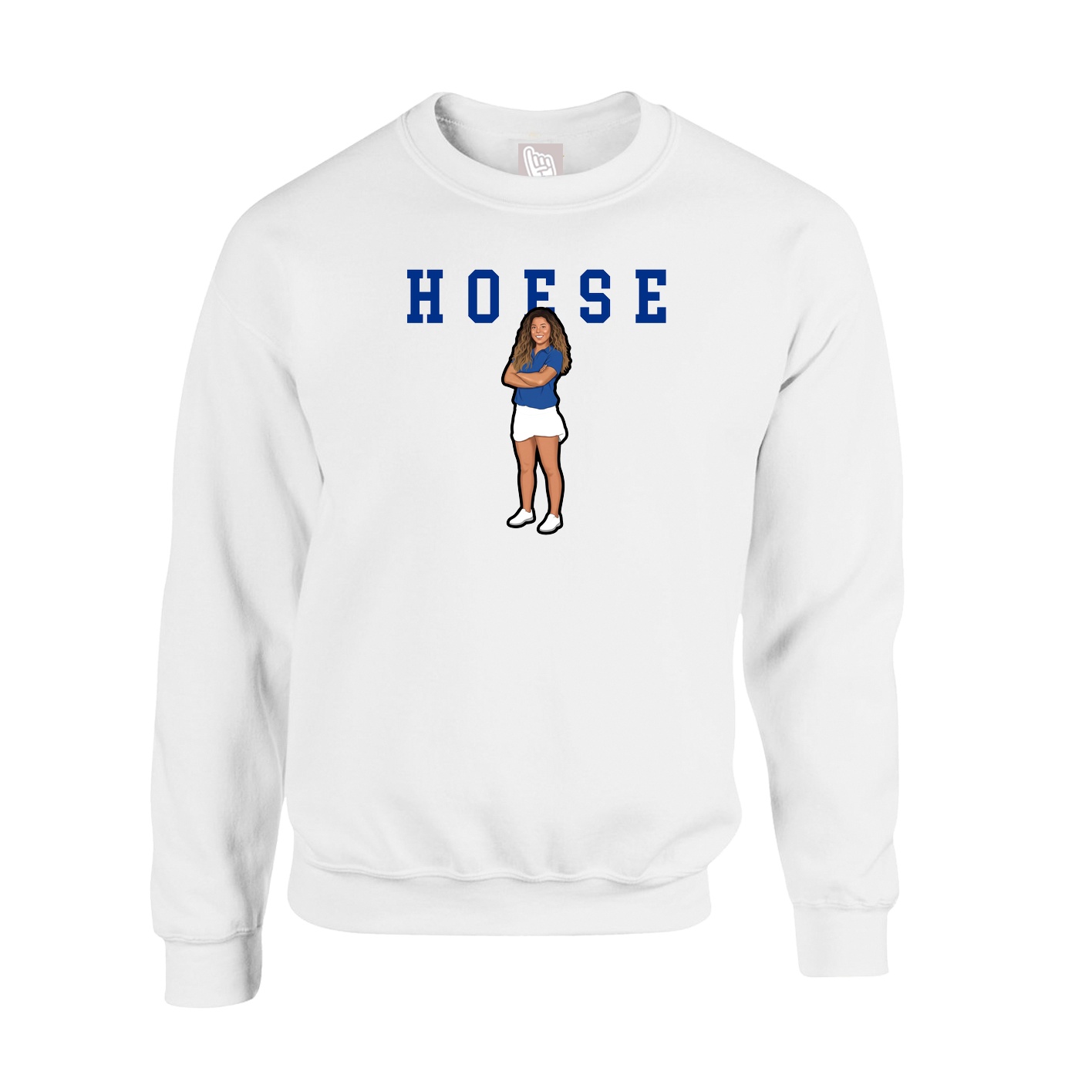 Fleece Crew — Shirsey in White