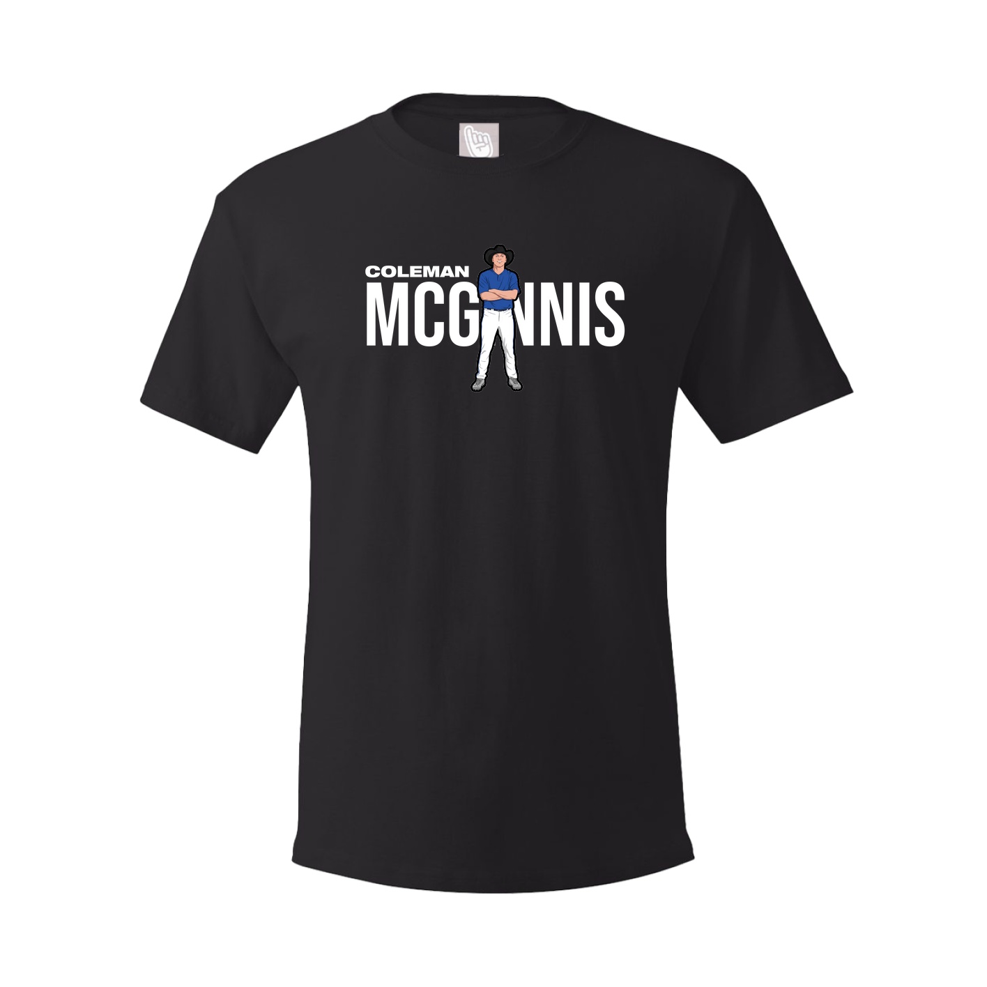 Tee — Player Name in Black