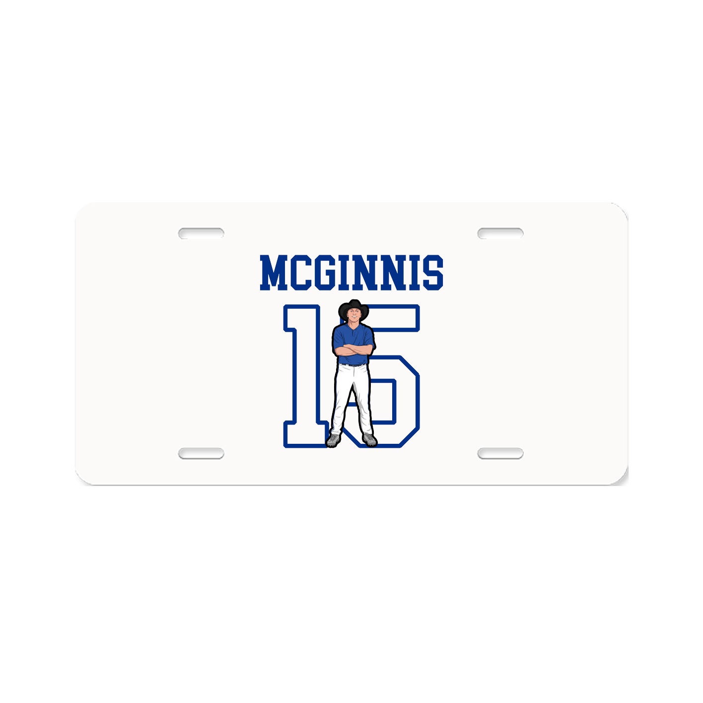 License Plate — Shirsey in Classic