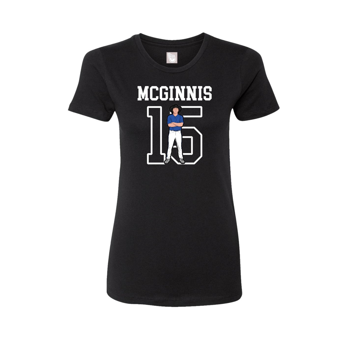 Fitted Women's Tee — Shirsey in Black