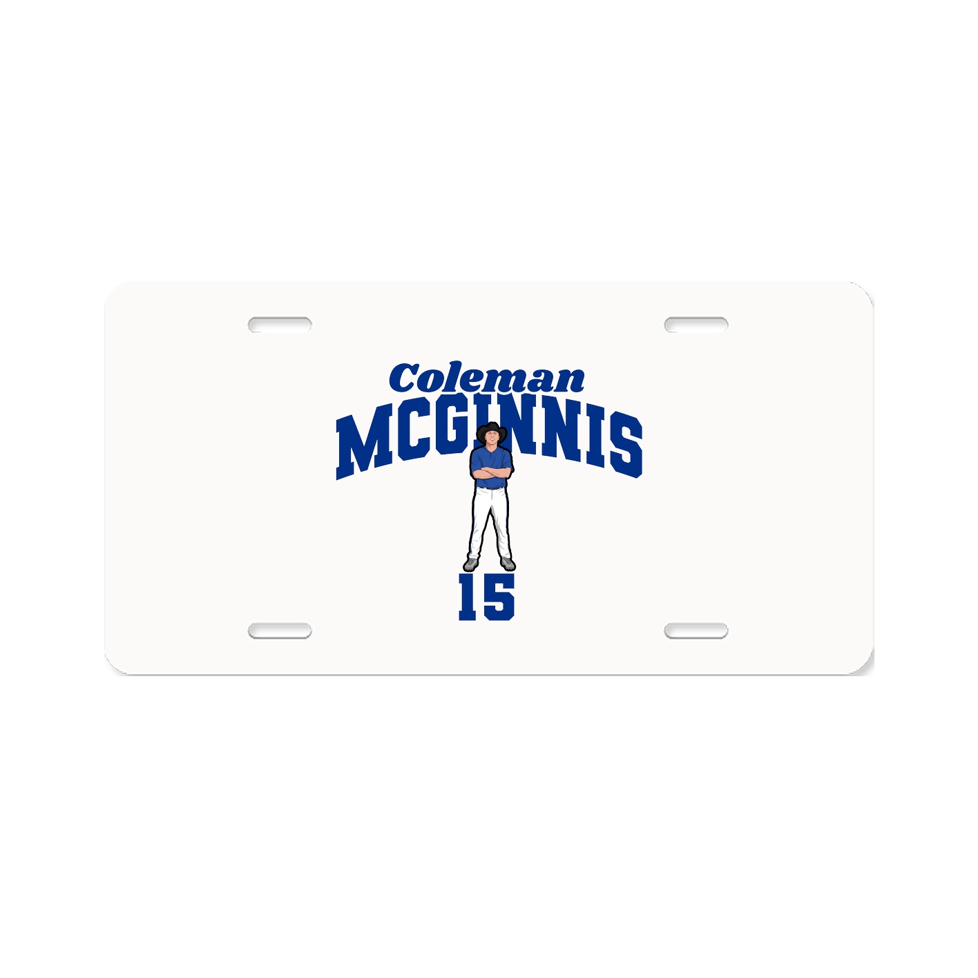 License Plate — Signature Arch in Classic