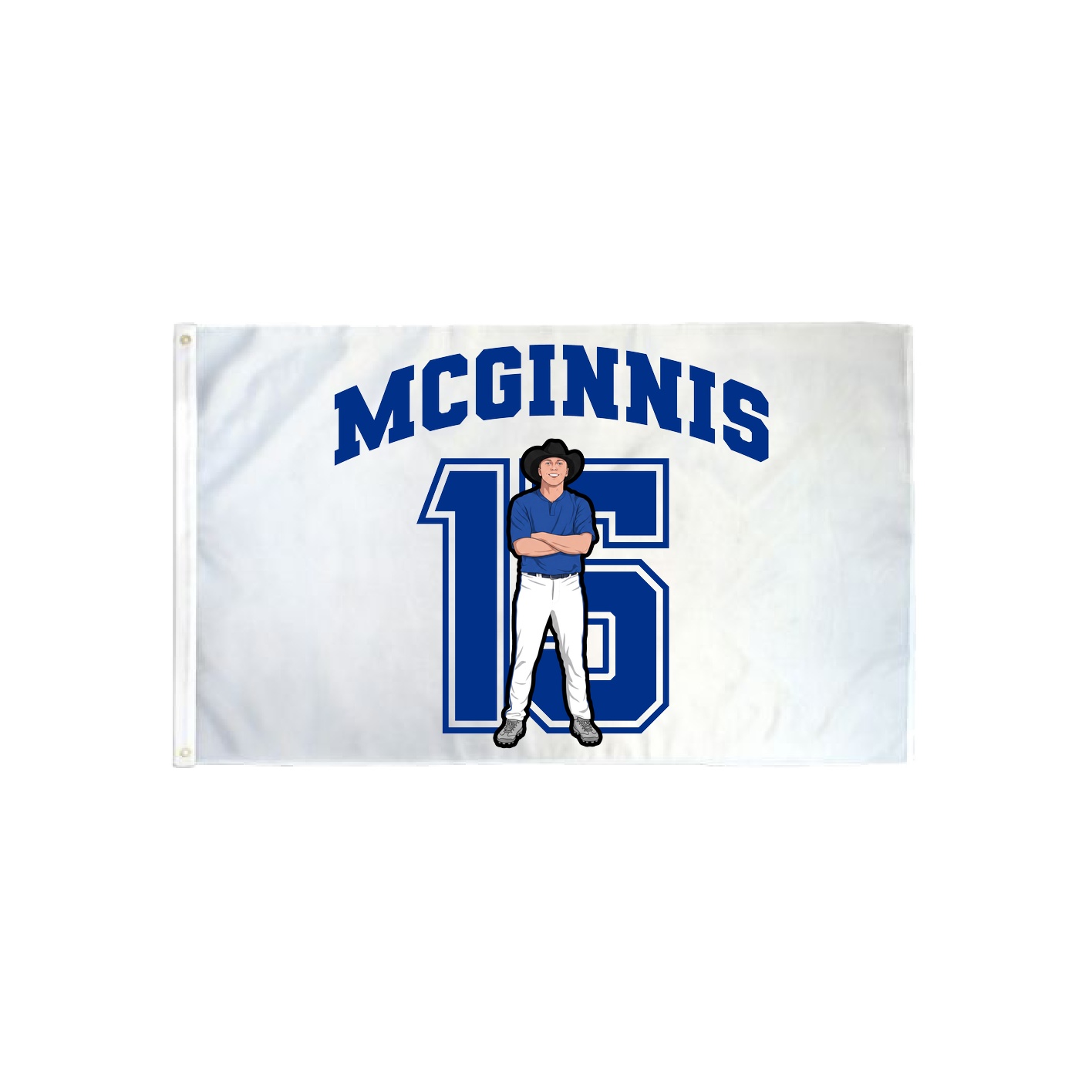 3x5 Flag — Number in Classic