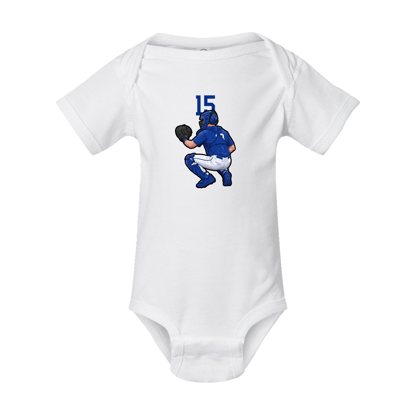 Baby Onesie — Number Top in White