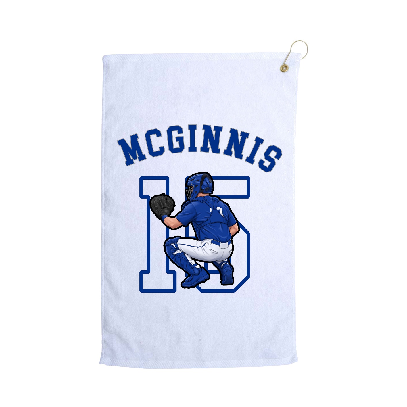 Golf Towel — Shirsey Arch in White