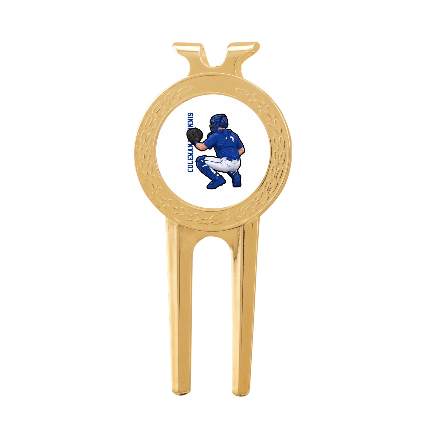 Divot Tool with Ball Marker — Name Vertical in Classic