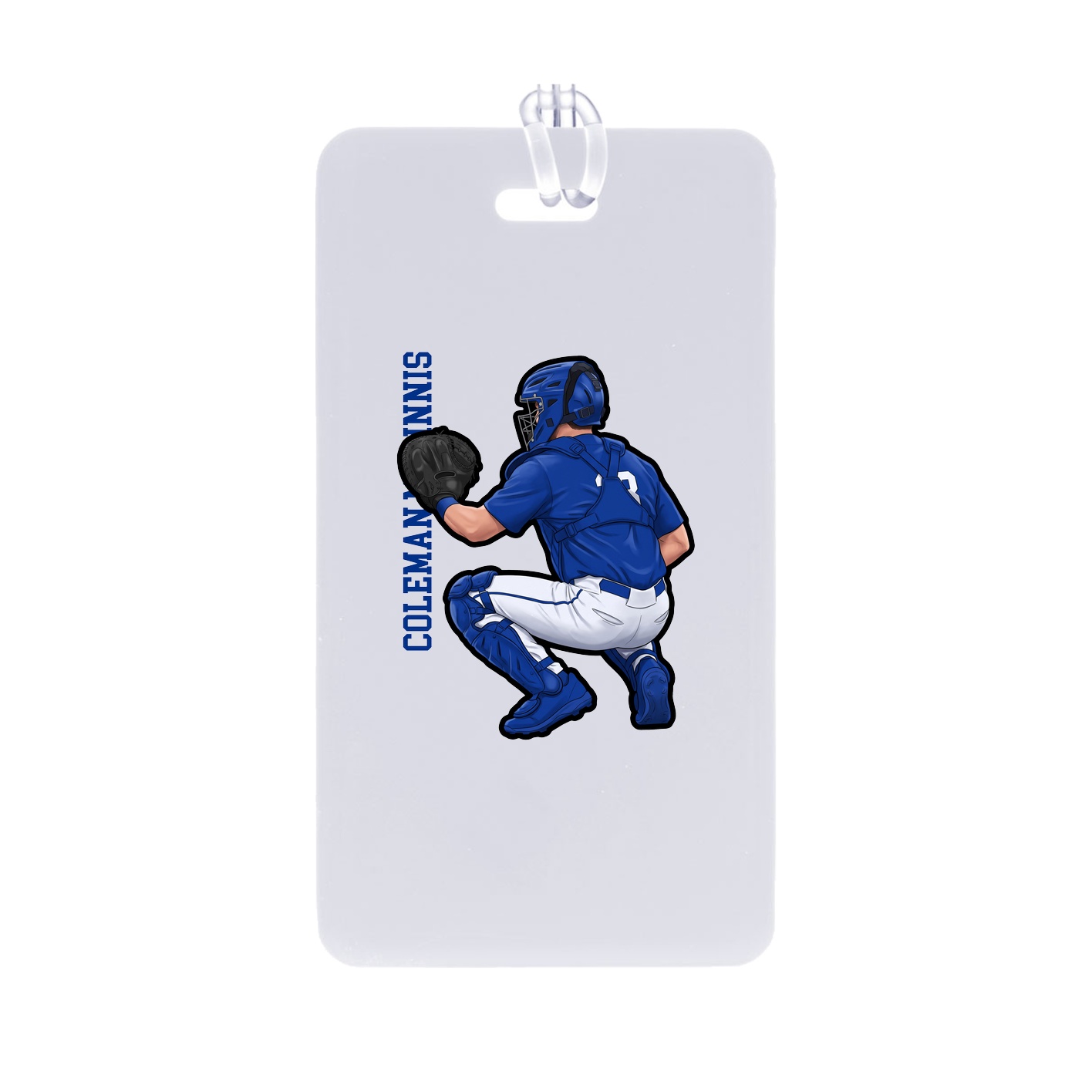 Bag Tag — Name Vertical in Classic