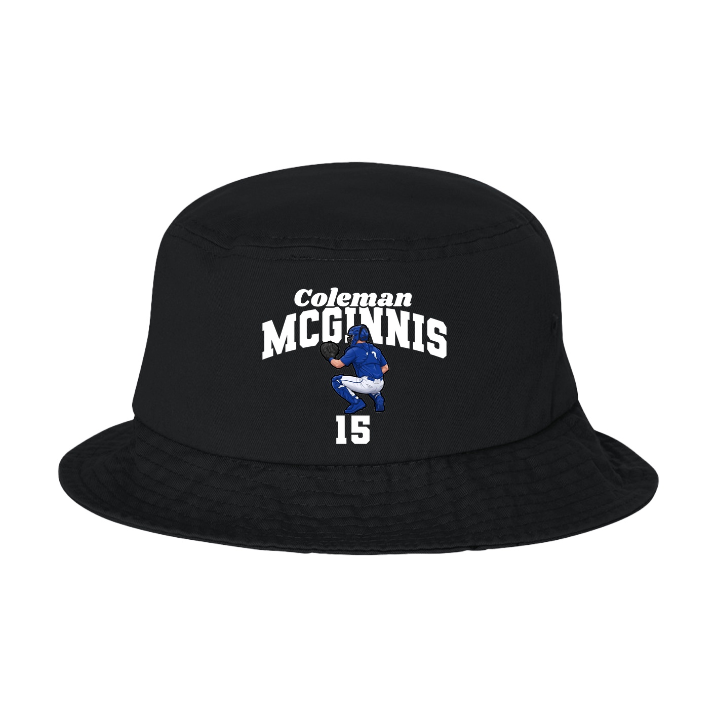 Bucket Cap — Signature Arch in Black