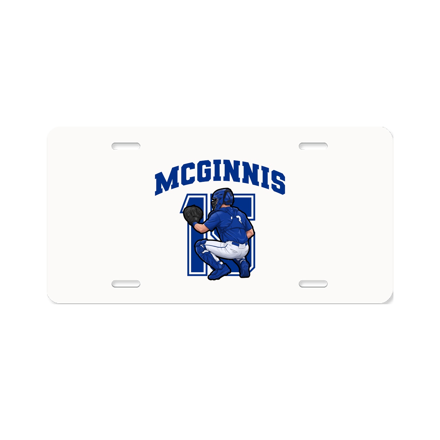 License Plate — Number in Classic