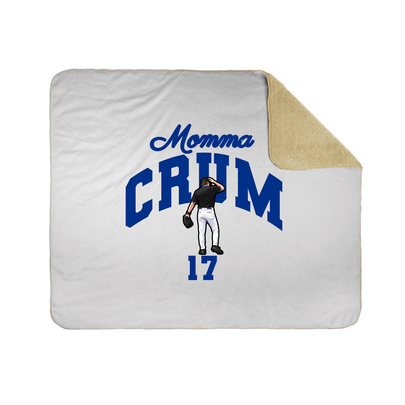Throw Blanket — Mothers Day Arch in White