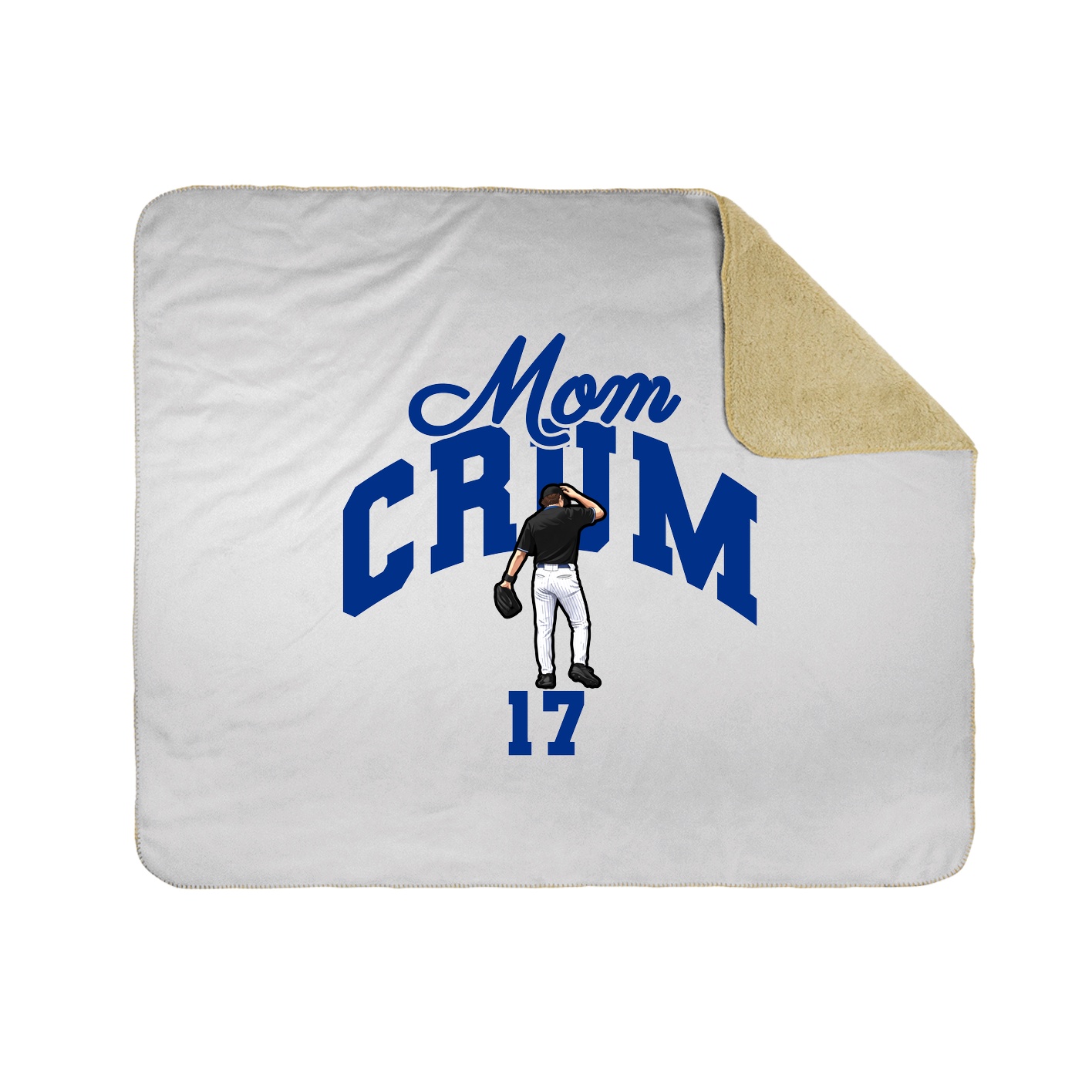 Throw Blanket — Mothers Day Arch in White