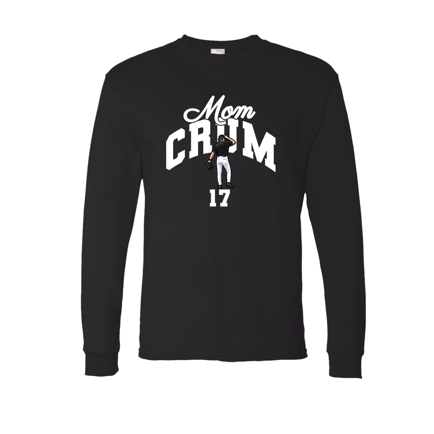 Long Sleeve Tee — Mothers Day Arch in Black