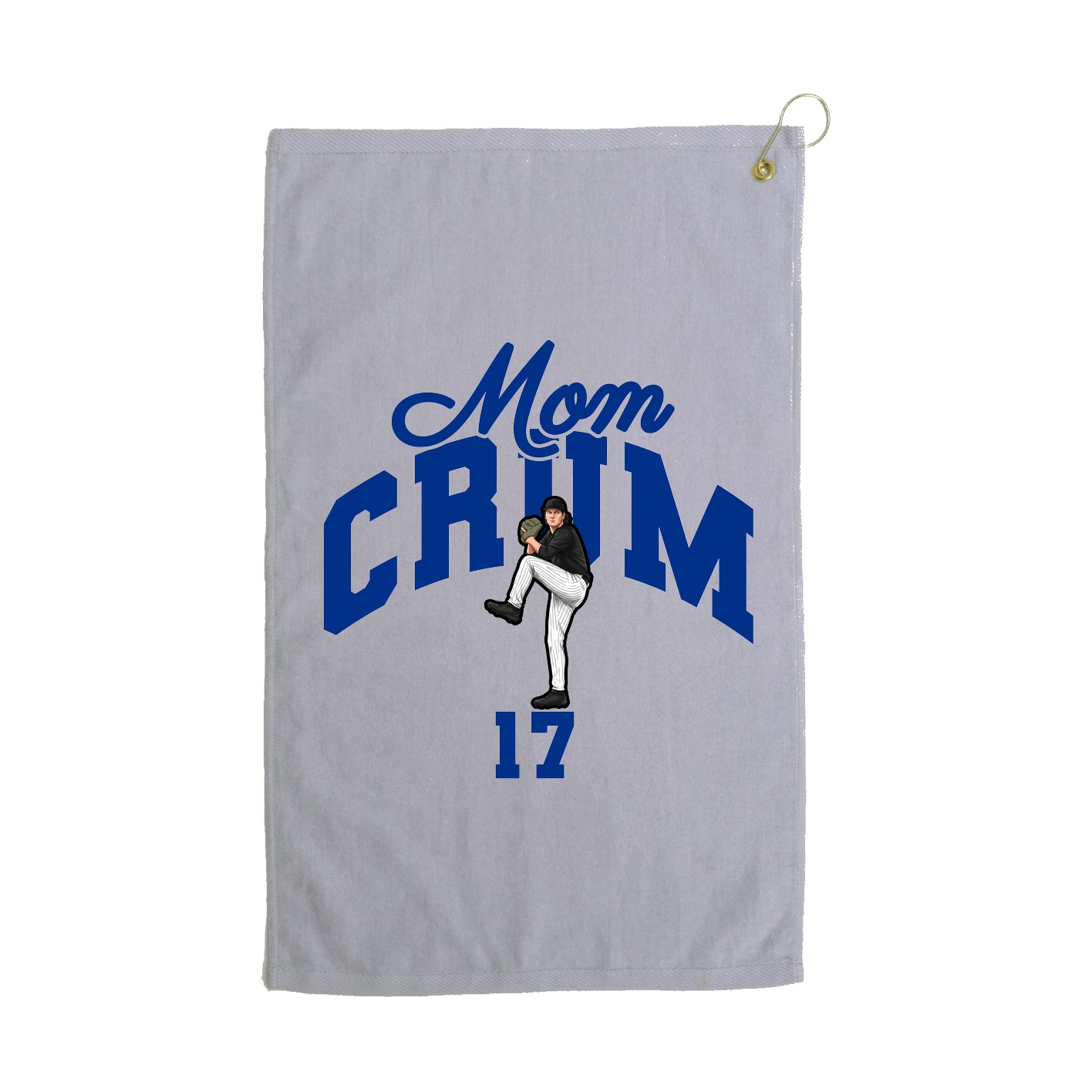 Golf Towel — Mothers Day Arch in Grey