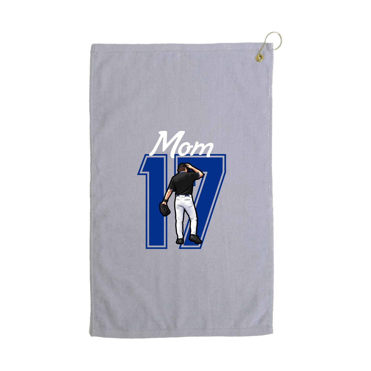 Golf Towel — Mothers Day Shirsey in Grey