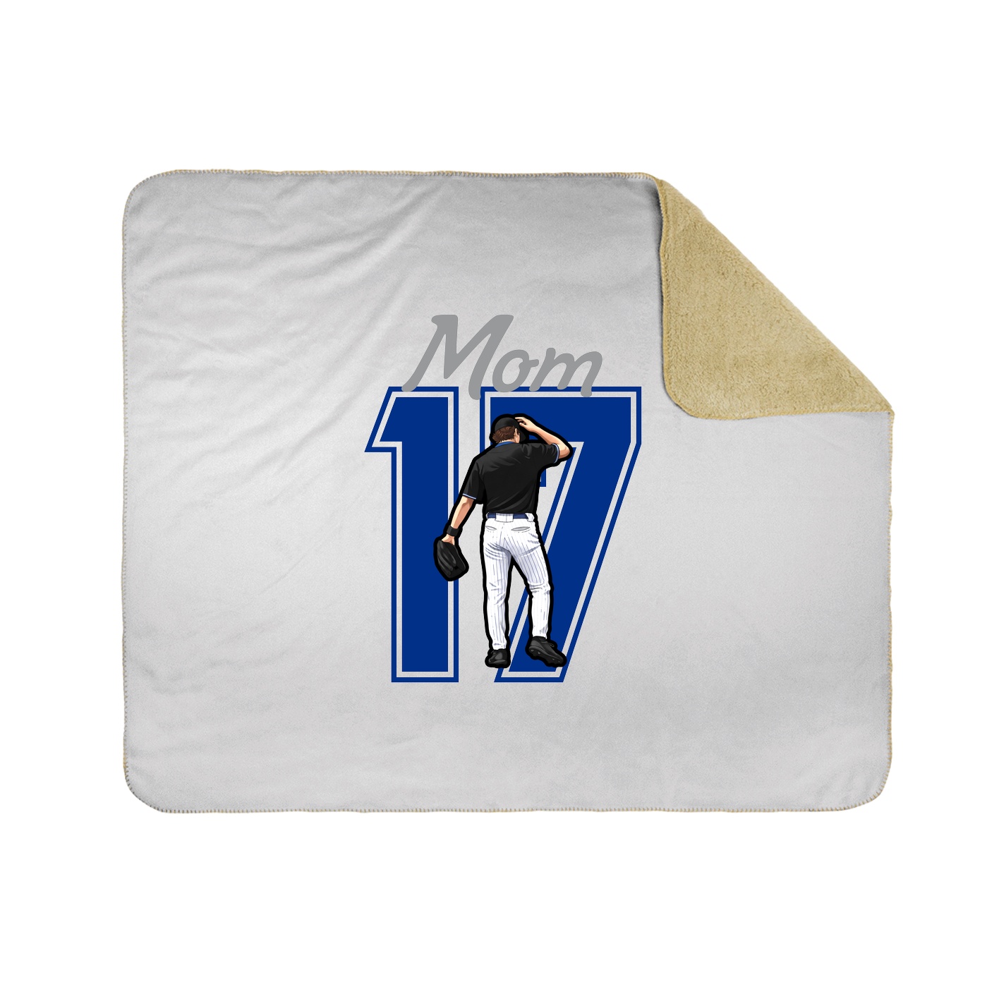 Throw Blanket — Mothers Day Shirsey in White