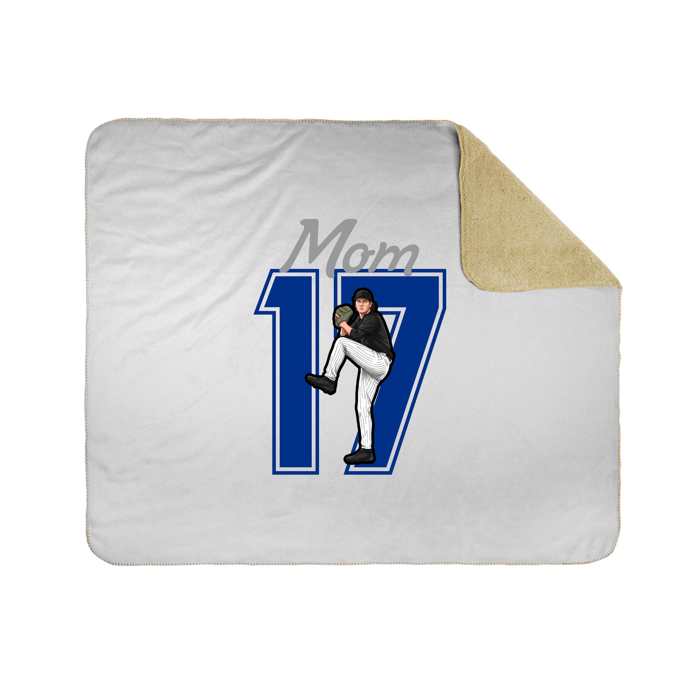 Throw Blanket — Mothers Day Shirsey in White