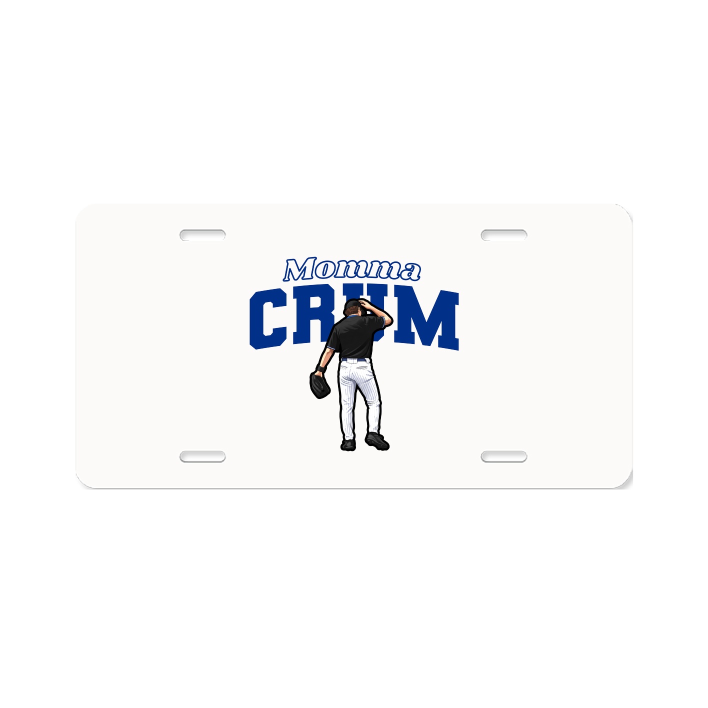 License Plate — Mothers Day Block in Classic