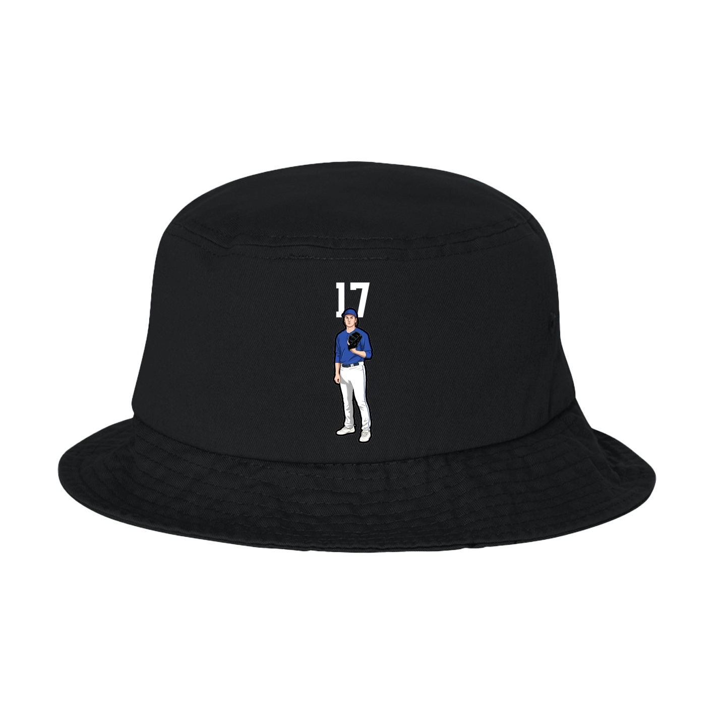 Bucket Cap — Number Top in Black