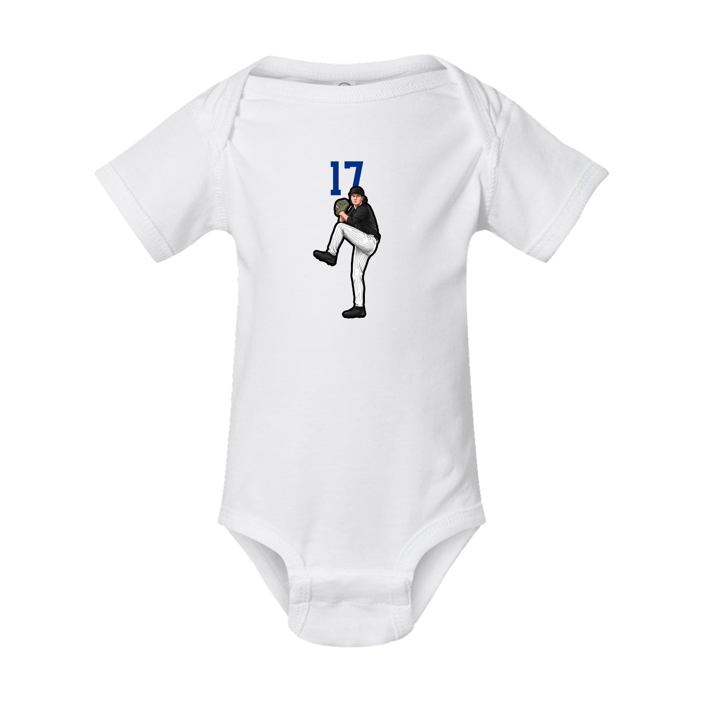 Baby Onesie — Number Top in White