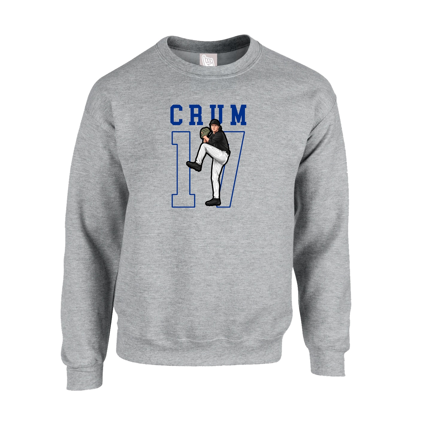 Fleece Crew — Shirsey in Grey