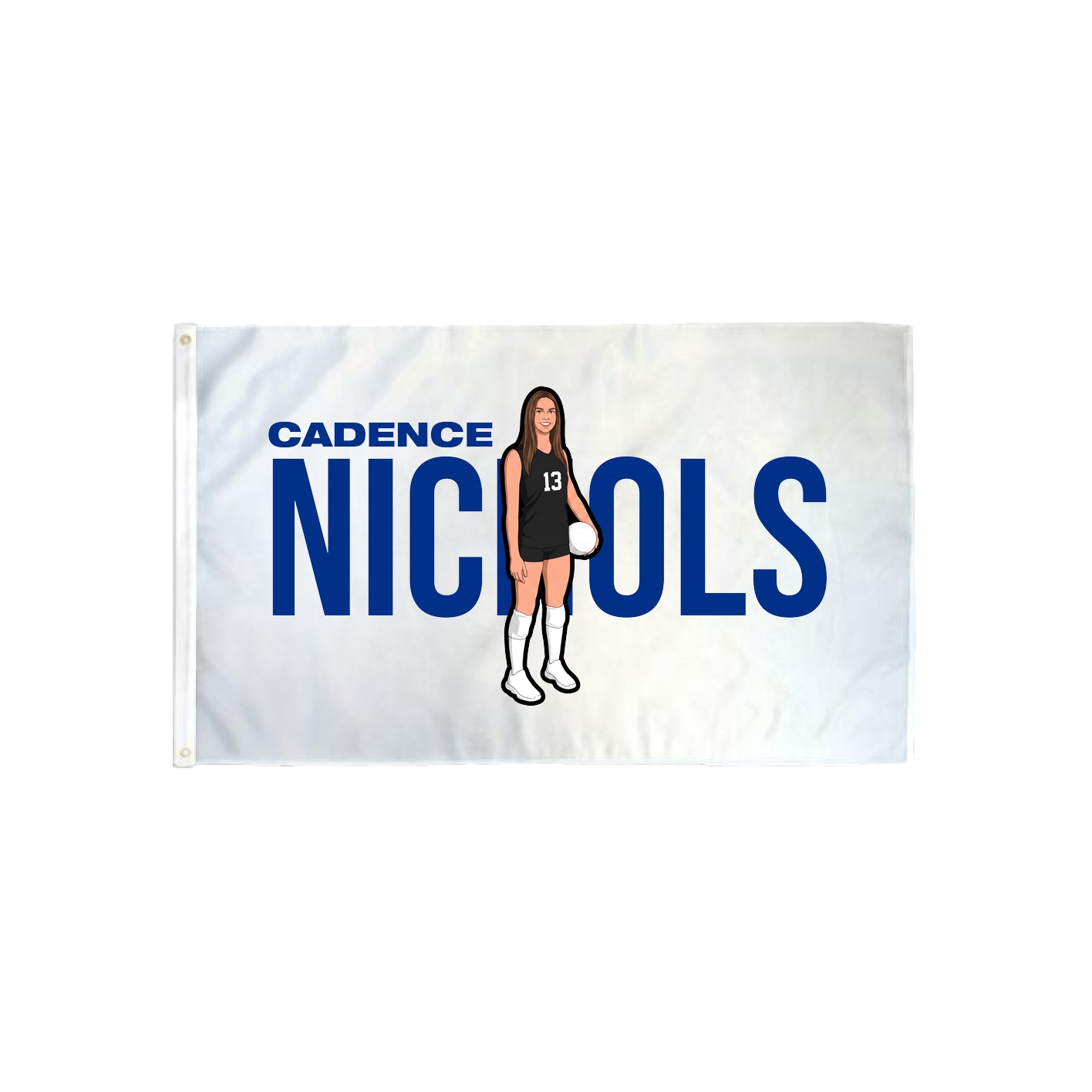 3x5 Flag — Player Name in Classic