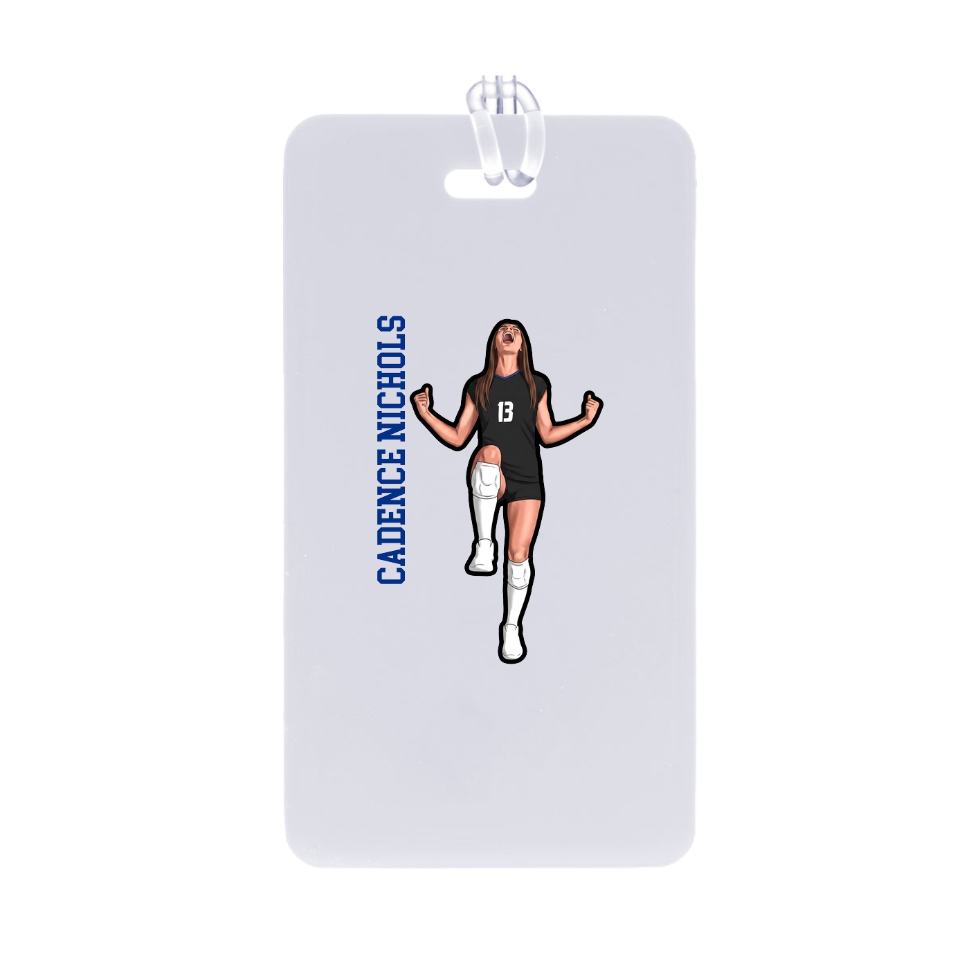 Bag Tag — Name Vertical in Classic