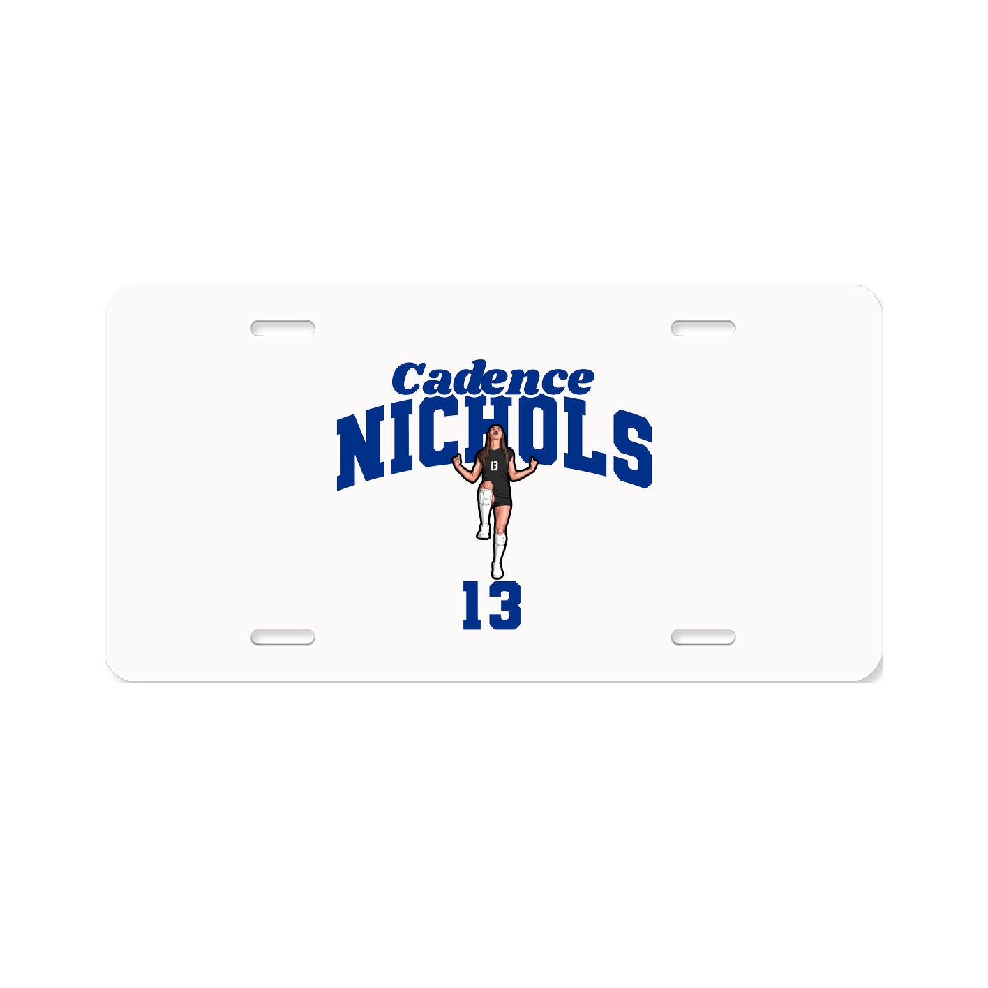 License Plate — Signature Arch in Classic