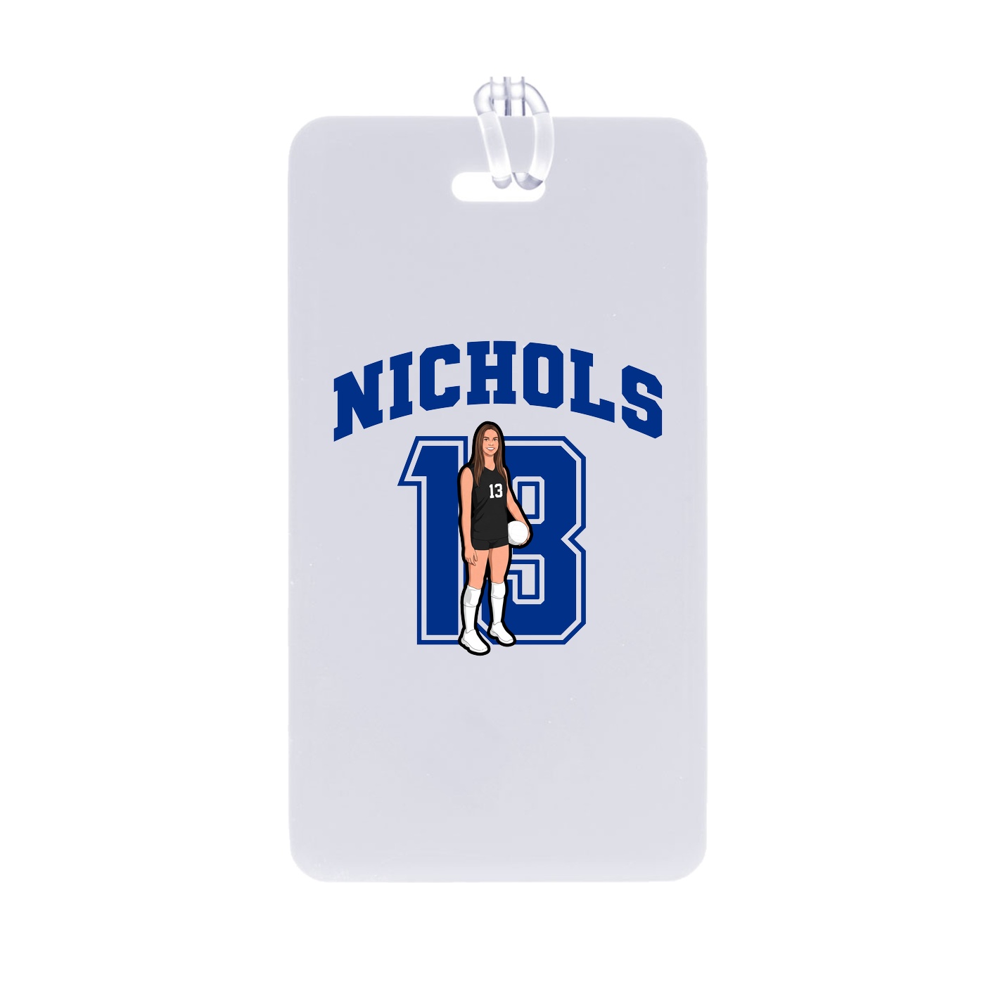 Bag Tag — Number in Classic