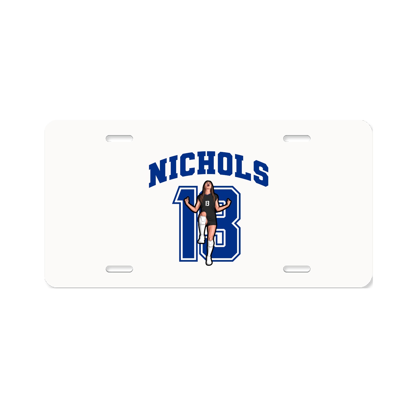 License Plate — Number in Classic