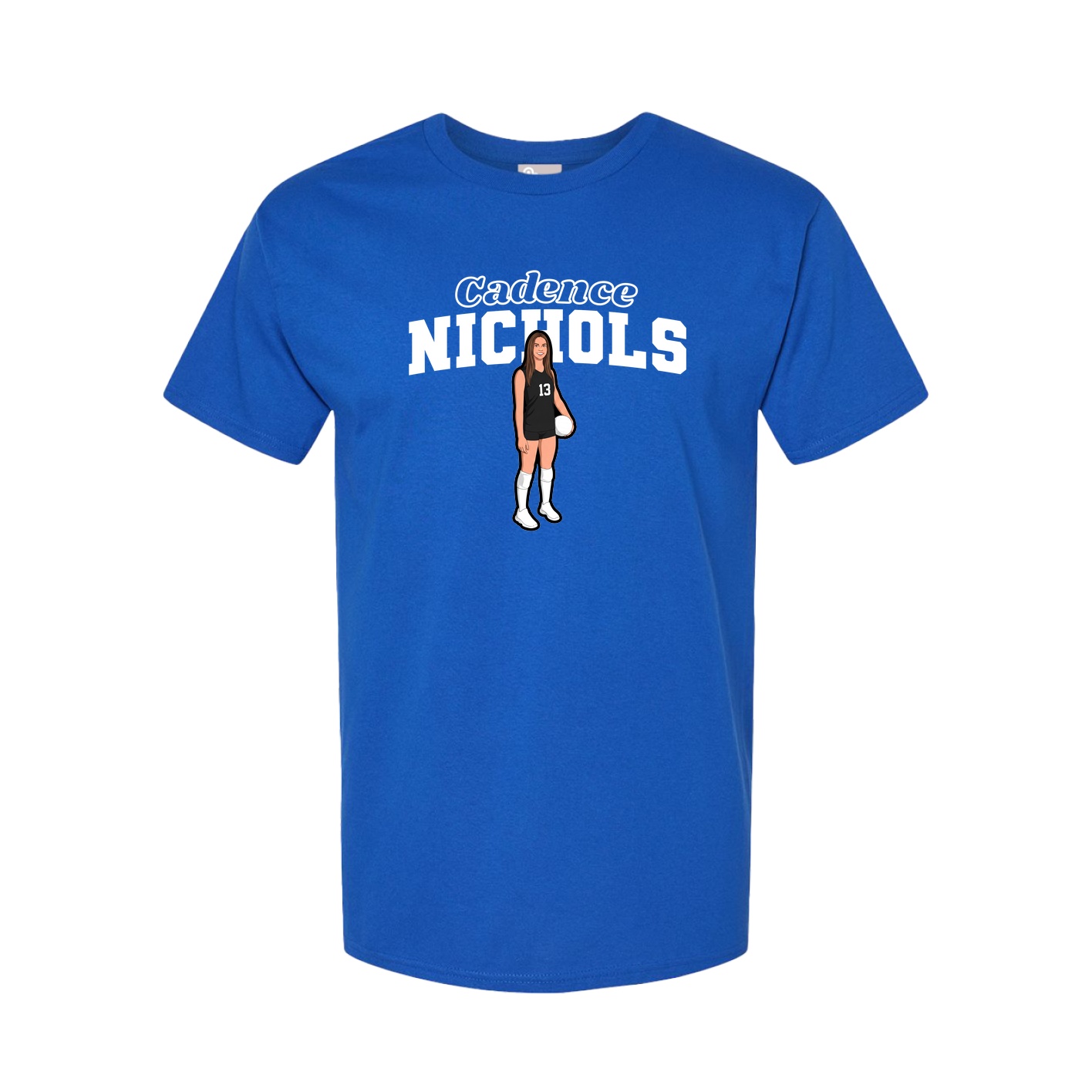 Tee — Name Arch in Royal