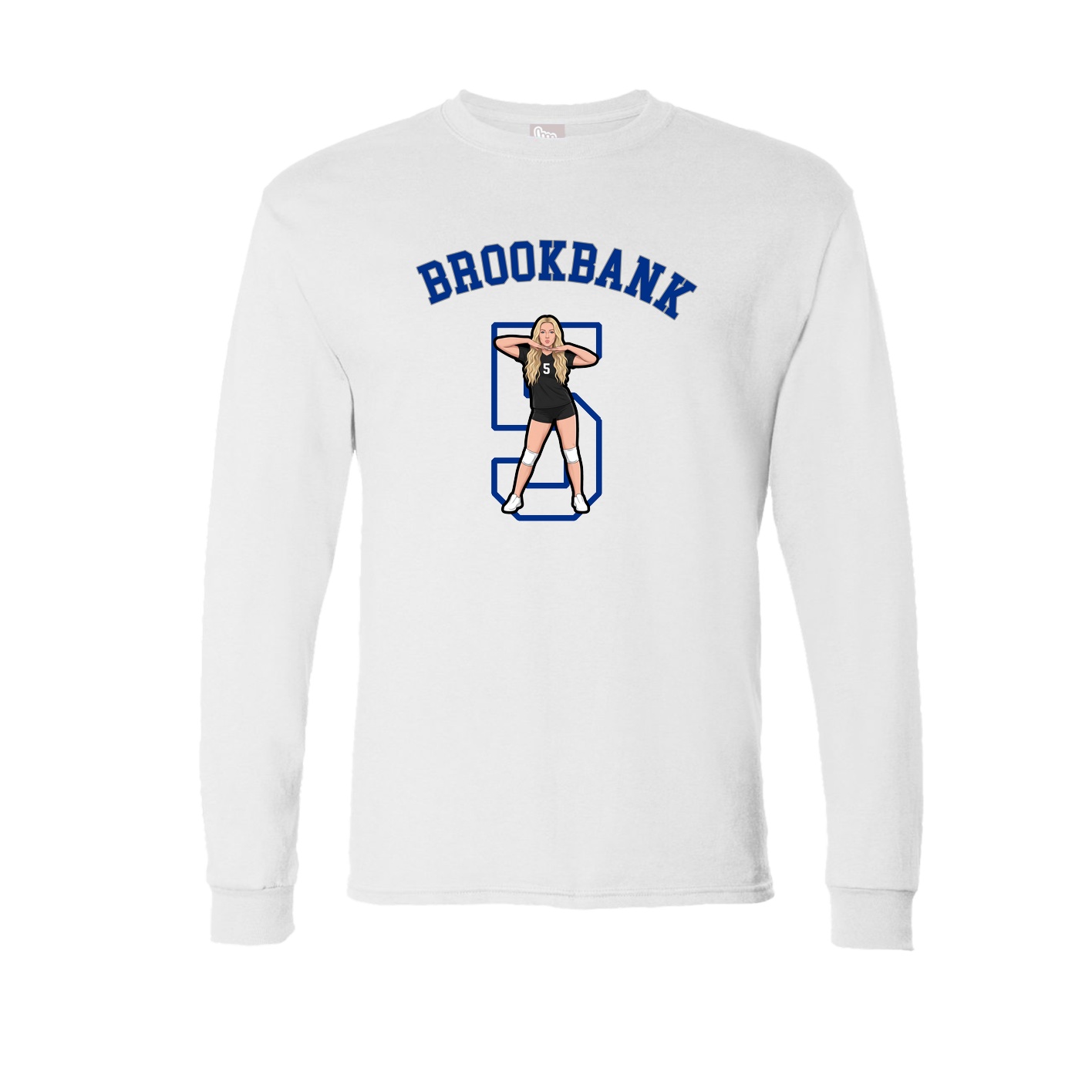 Long Sleeve Tee — Shirsey Arch in White
