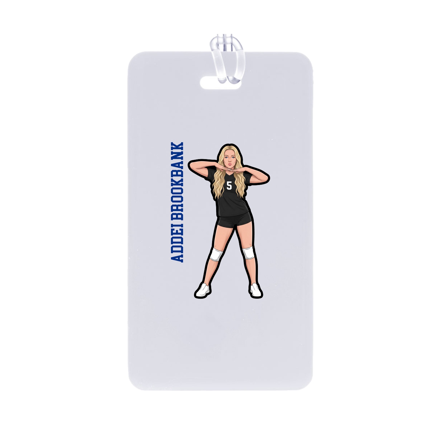Bag Tag — Name Vertical in Classic