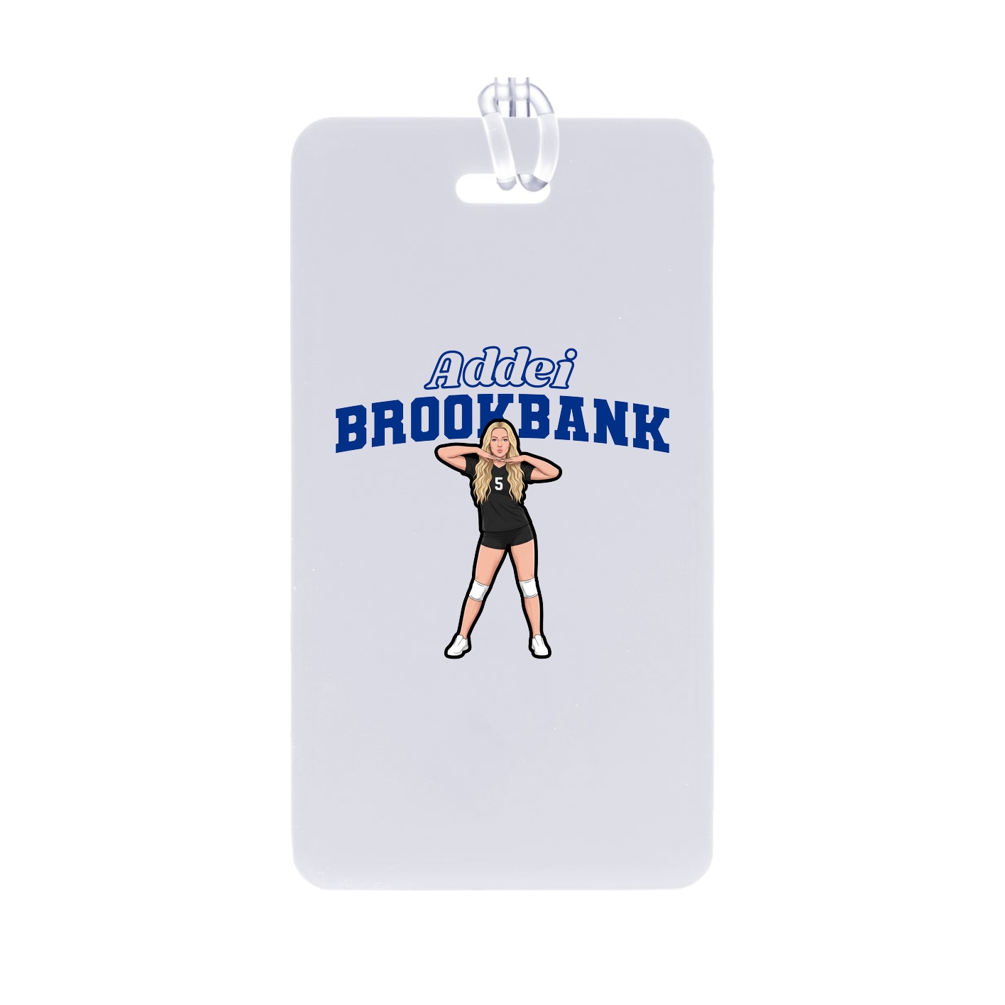 Bag Tag — Name Arch in Classic
