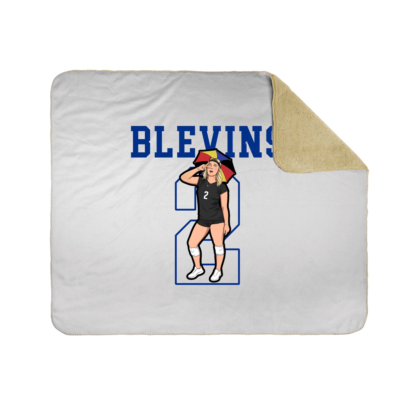 50x60 Sherpa Lined Throw Blanket