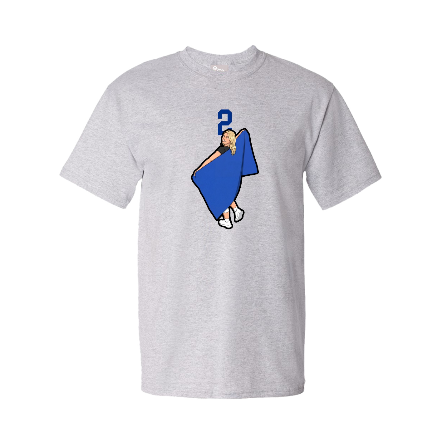 Tee — Number Top in Grey