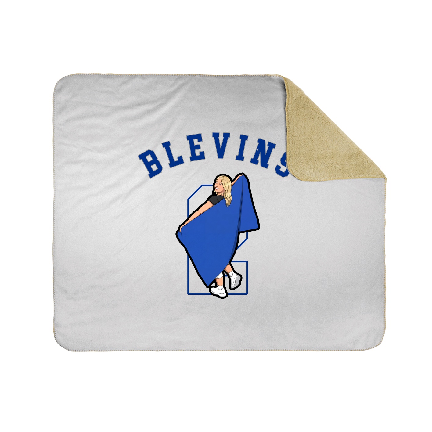 Throw Blanket — Shirsey Arch in White