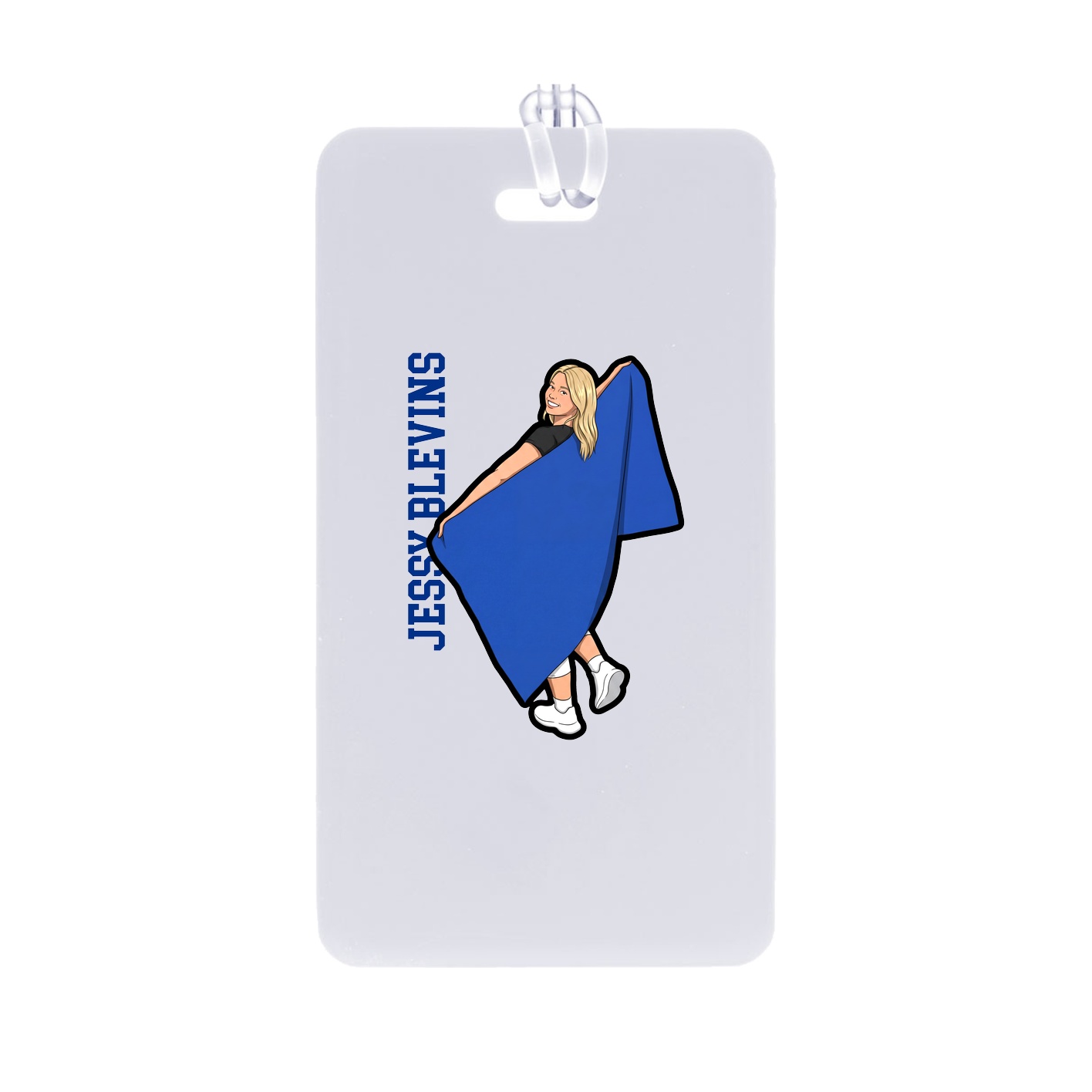Bag Tag — Name Vertical in Classic